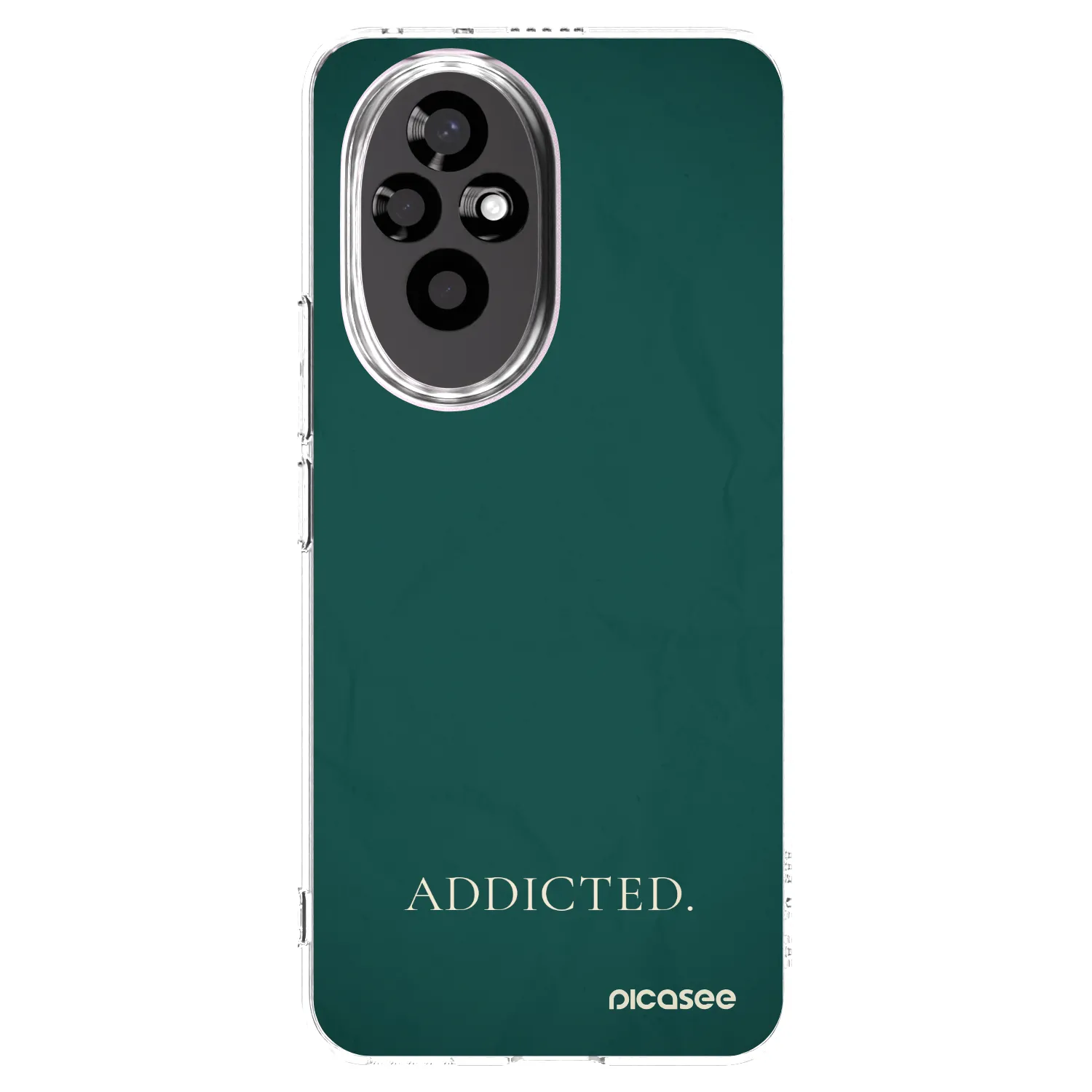 Picasee silikonowe przeźroczyste etui na Honor 200 Pro 5G - Addicted