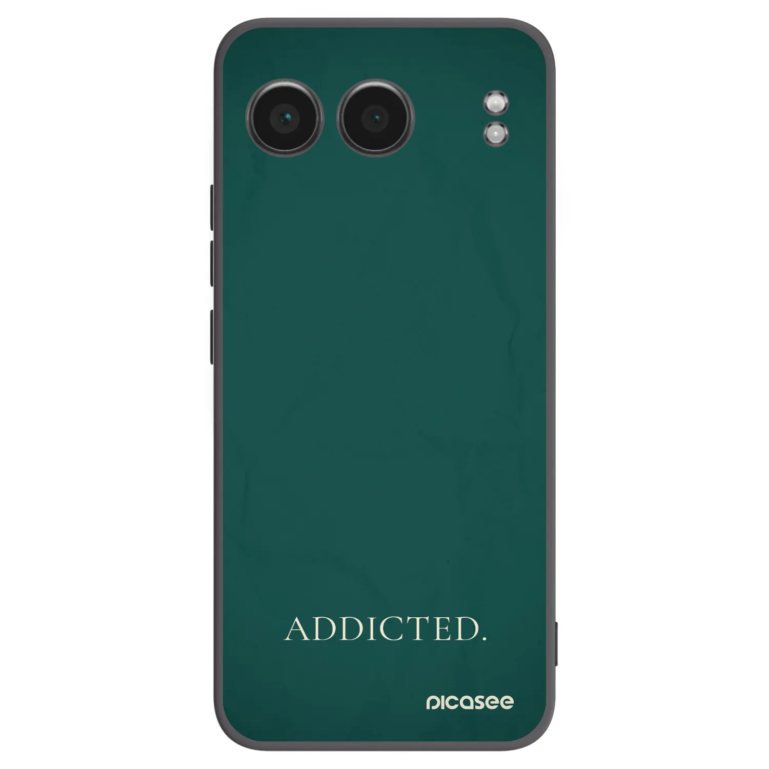 Picasee silikonowe czarne etui na OnePlus Nord 4 - Addicted