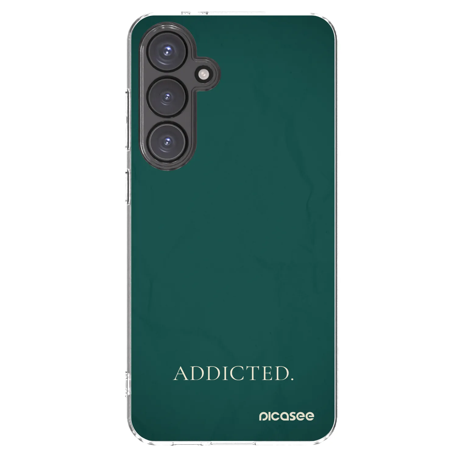 Picasee silikonowe przeźroczyste etui na Samsung Galaxy S24 FE S721B - Addicted