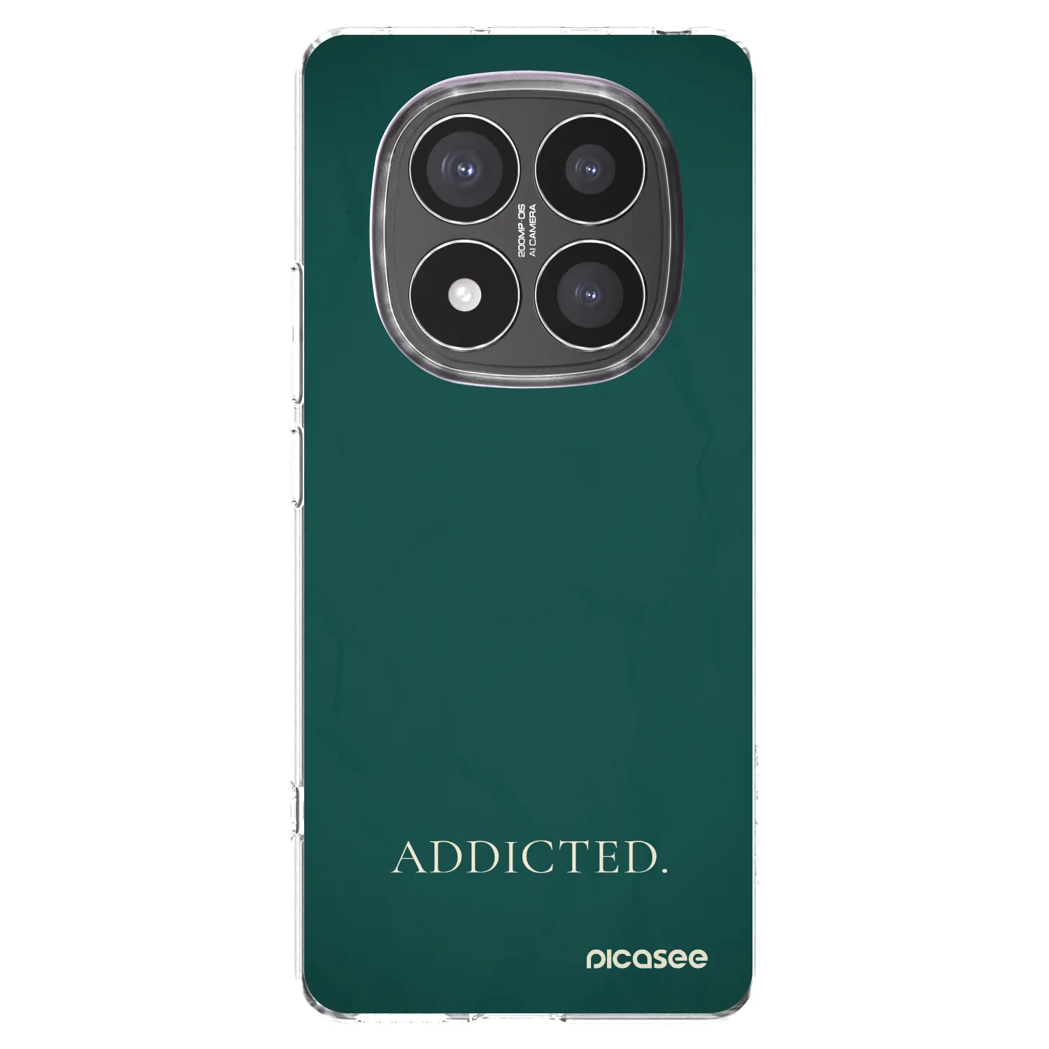 Picasee silikonowe przeźroczyste etui na Xiaomi Redmi Note 14 Pro+ 5G - Addicted