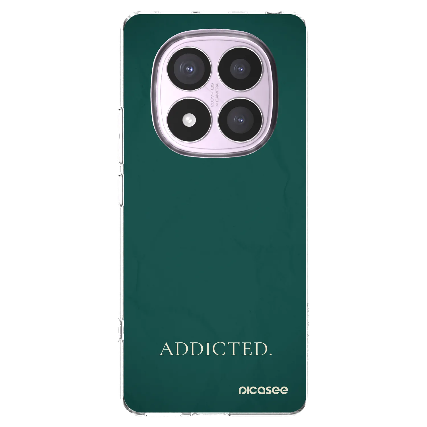 Picasee silikonowe przeźroczyste etui na Xiaomi Redmi Note 14 Pro 5G - Addicted