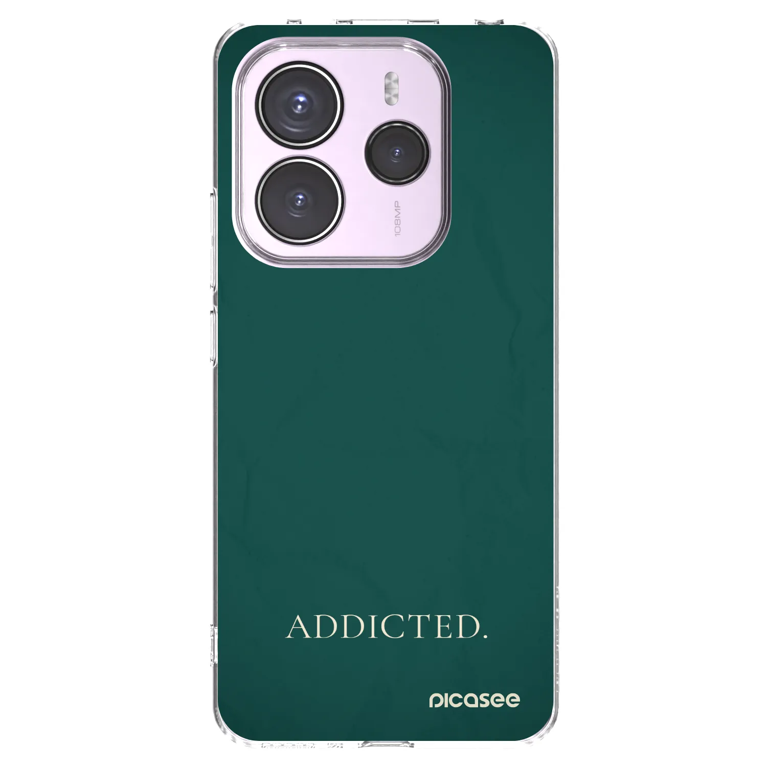 Picasee silikonowe przeźroczyste etui na Xiaomi Redmi Note 14 5G - Addicted