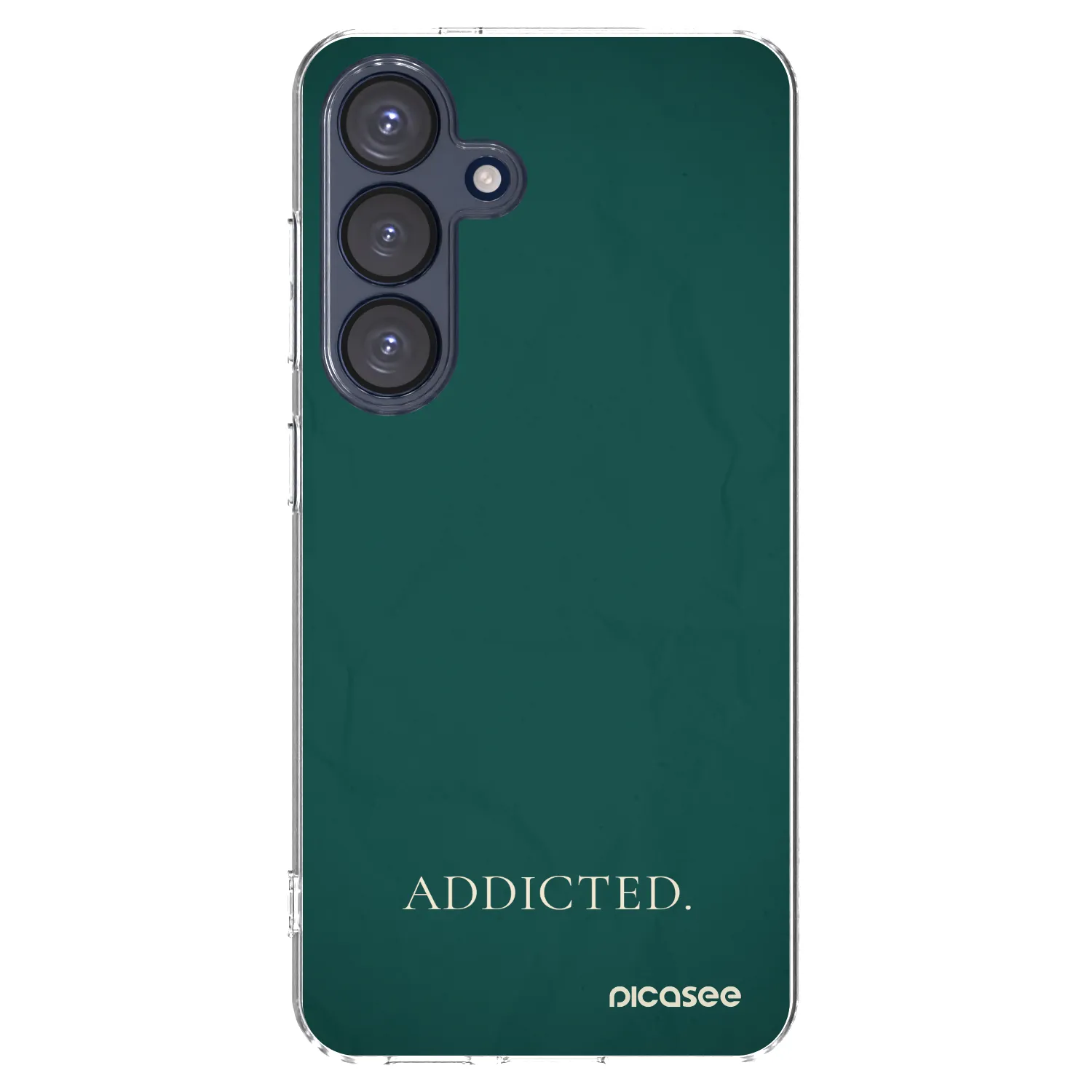 Picasee silikonowe przeźroczyste etui na Samsung Galaxy S25 5G - Addicted