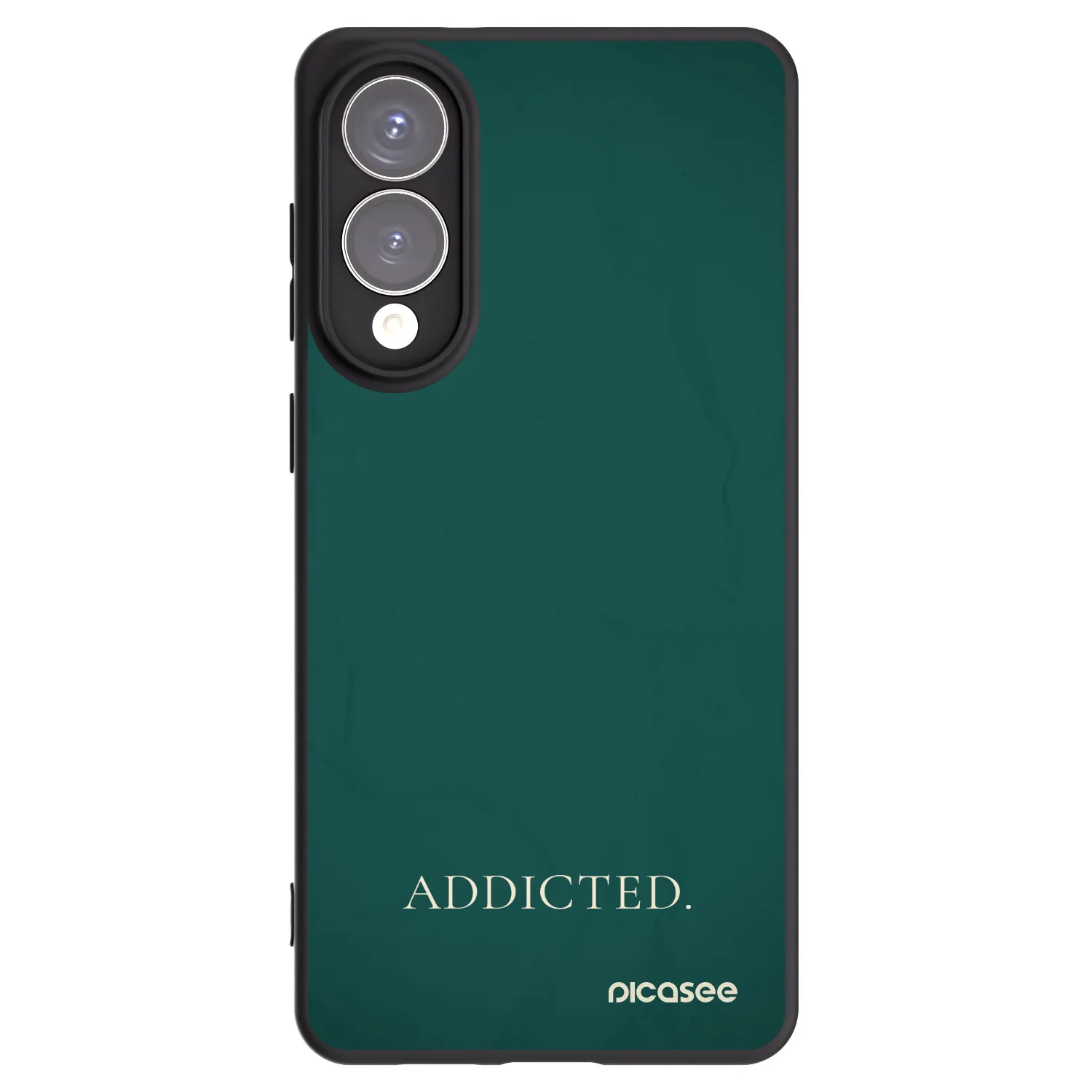 Picasee silikonowe czarne etui na Samsung Galaxy S25 Edge 5G - Addicted