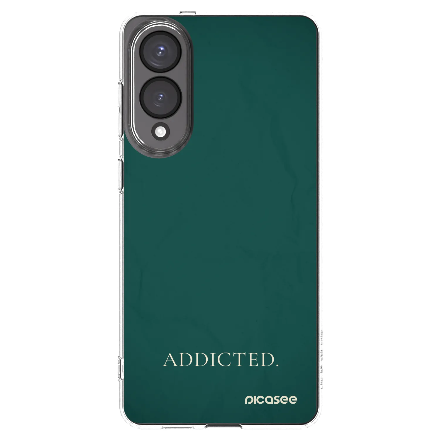 Picasee silikonowe przeźroczyste etui na Samsung Galaxy S25 Edge 5G - Addicted