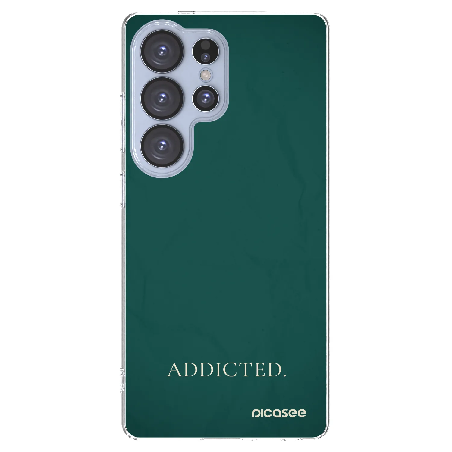 Picasee silikonowe przeźroczyste etui na Samsung Galaxy S25 Ultra 5G - Addicted