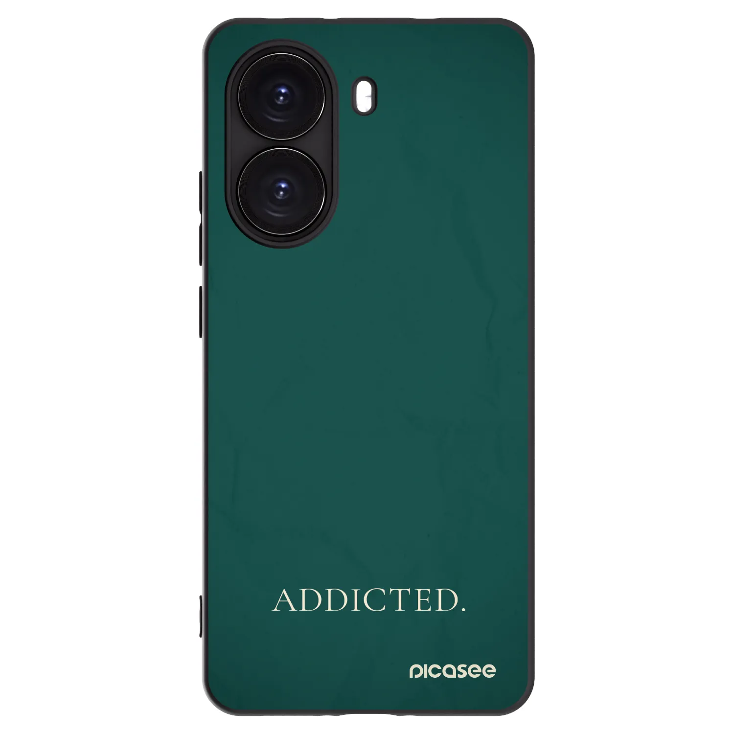 Picasee silikonowe czarne etui na Xiaomi Poco X7 Pro 5G - Addicted