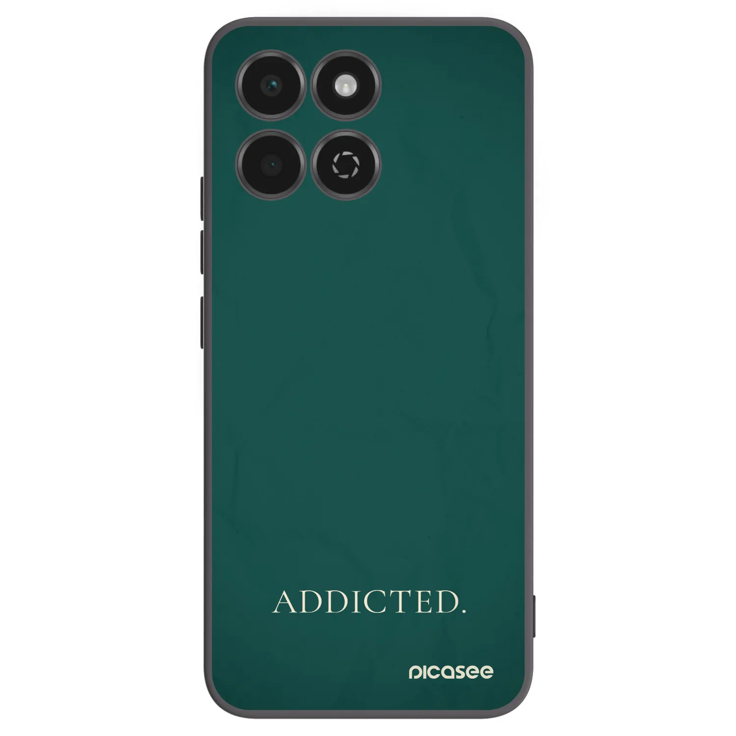 Picasee silikonowe czarne etui na Honor 200 Smart 5G - Addicted