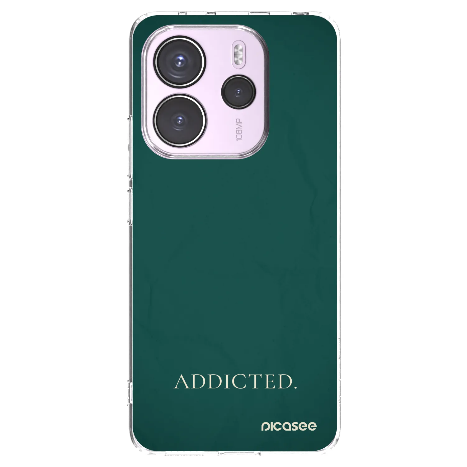 Picasee silikonowe przeźroczyste etui na Xiaomi Redmi Note 14 4G - Addicted