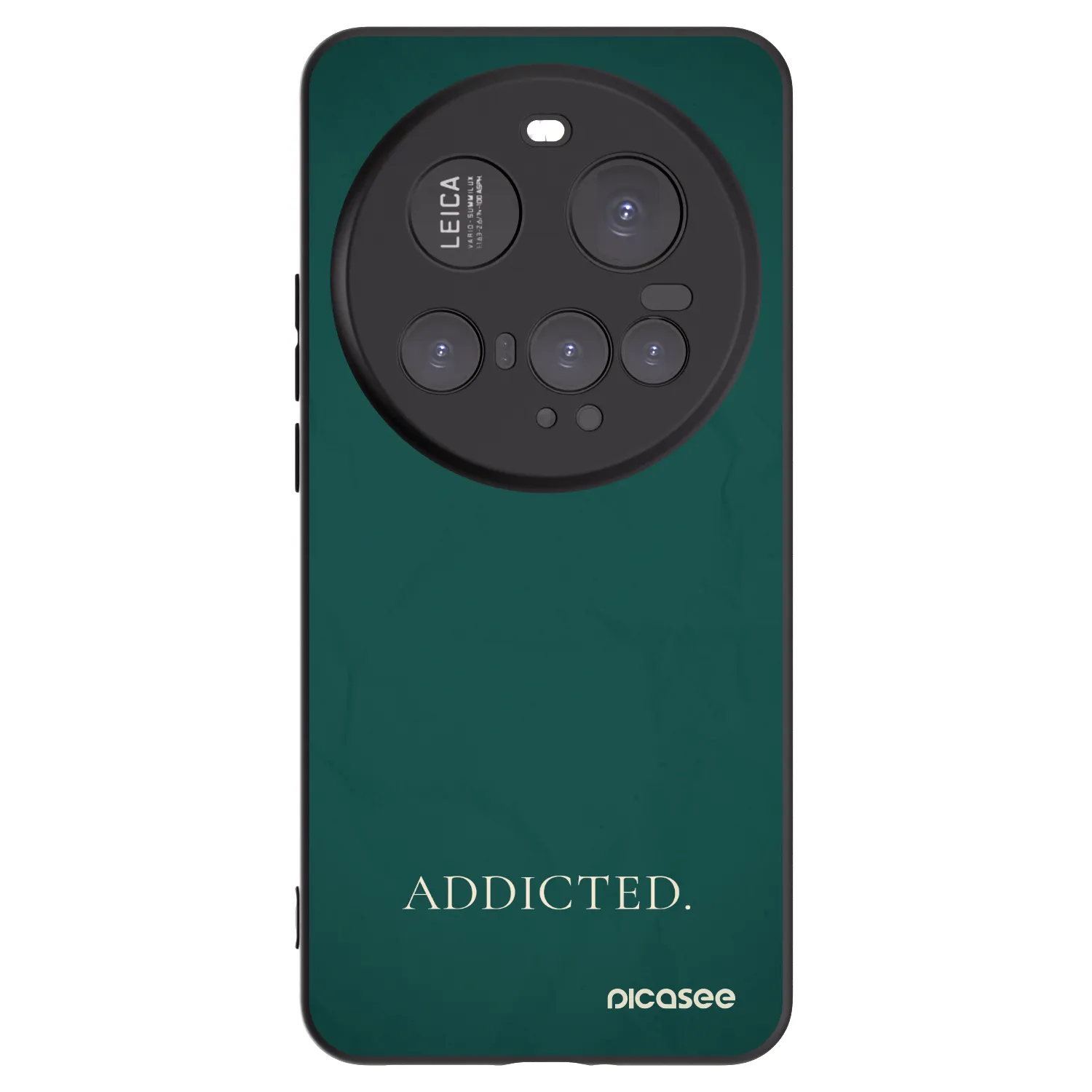 Picasee silikonowe czarne etui na Xiaomi 15 Ultra - Addicted