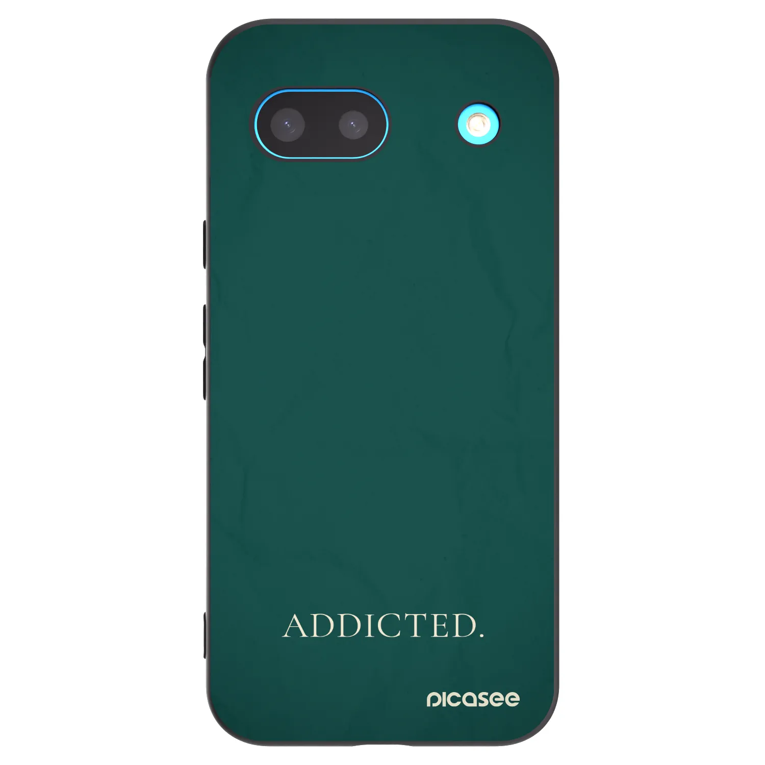 Picasee silikonowe czarne etui na Google Pixel 8 - Addicted