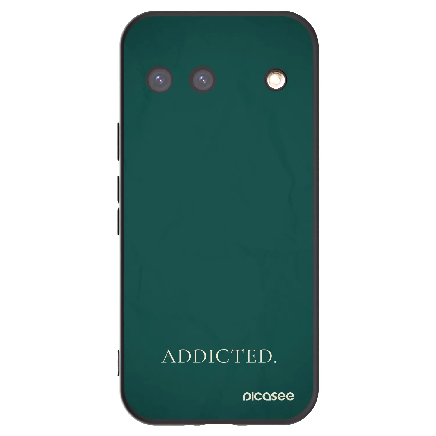 Picasee silikonowe czarne etui na Google Pixel 9 - Addicted