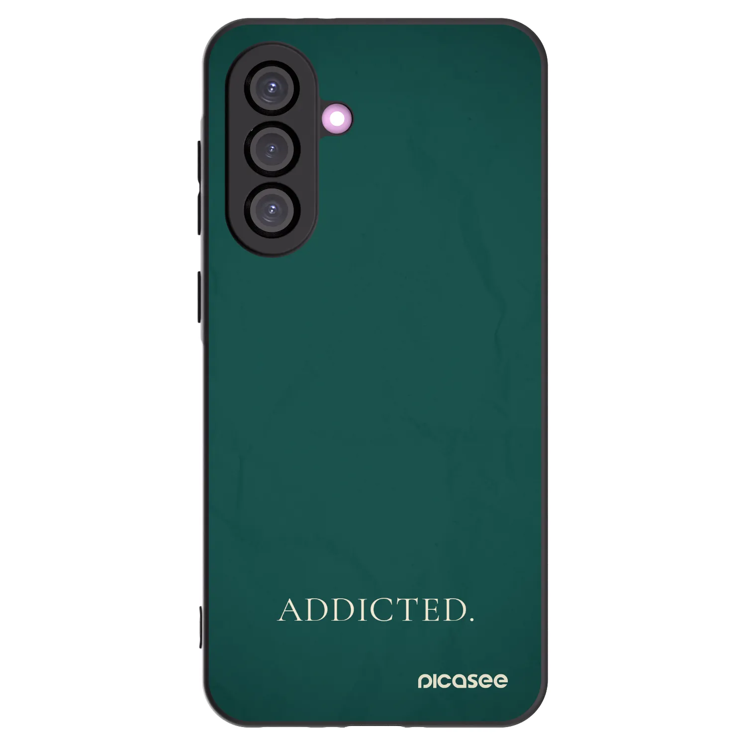 Picasee silikonowe czarne etui na Samsung Galaxy A56 5G A566B - Addicted