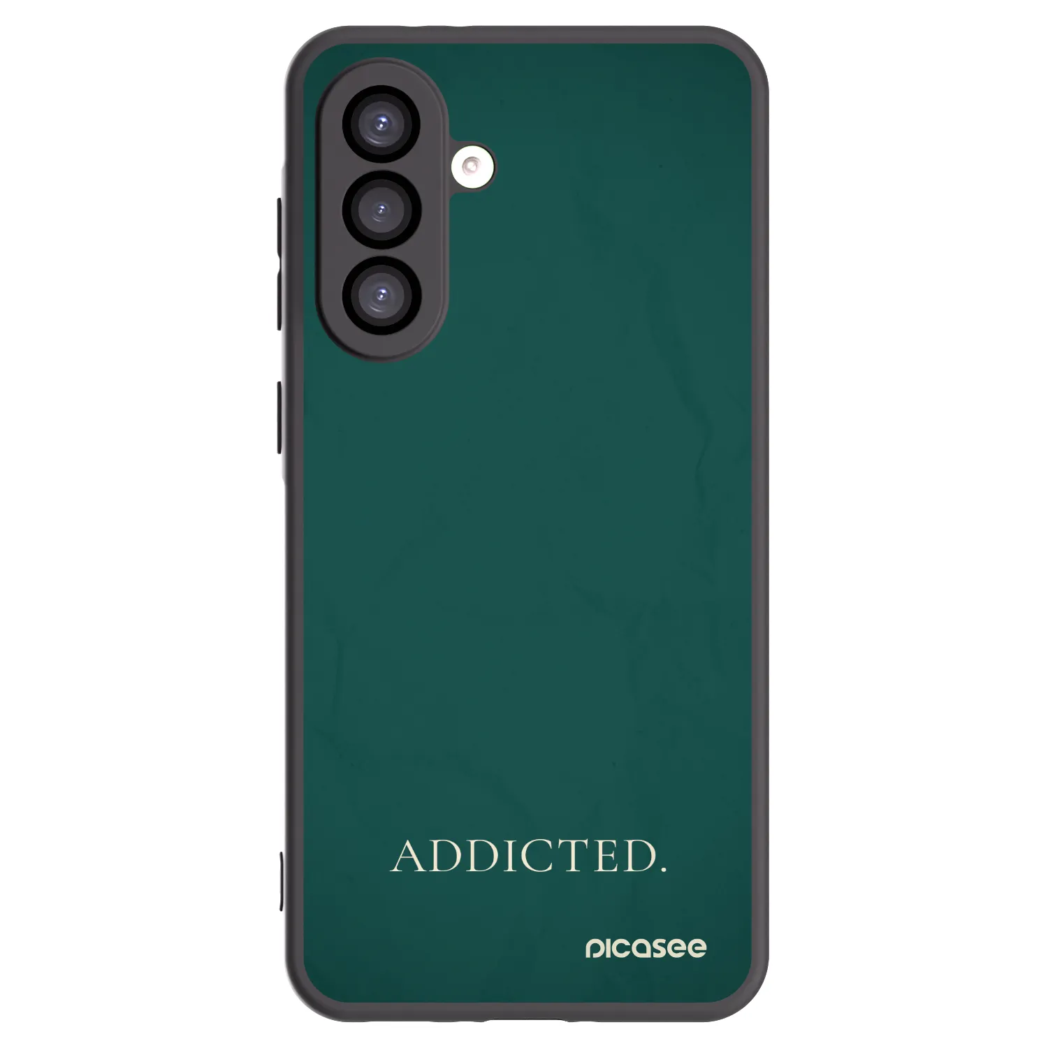 Picasee silikonowe czarne etui na Samsung Galaxy A26 5G A266B - Addicted