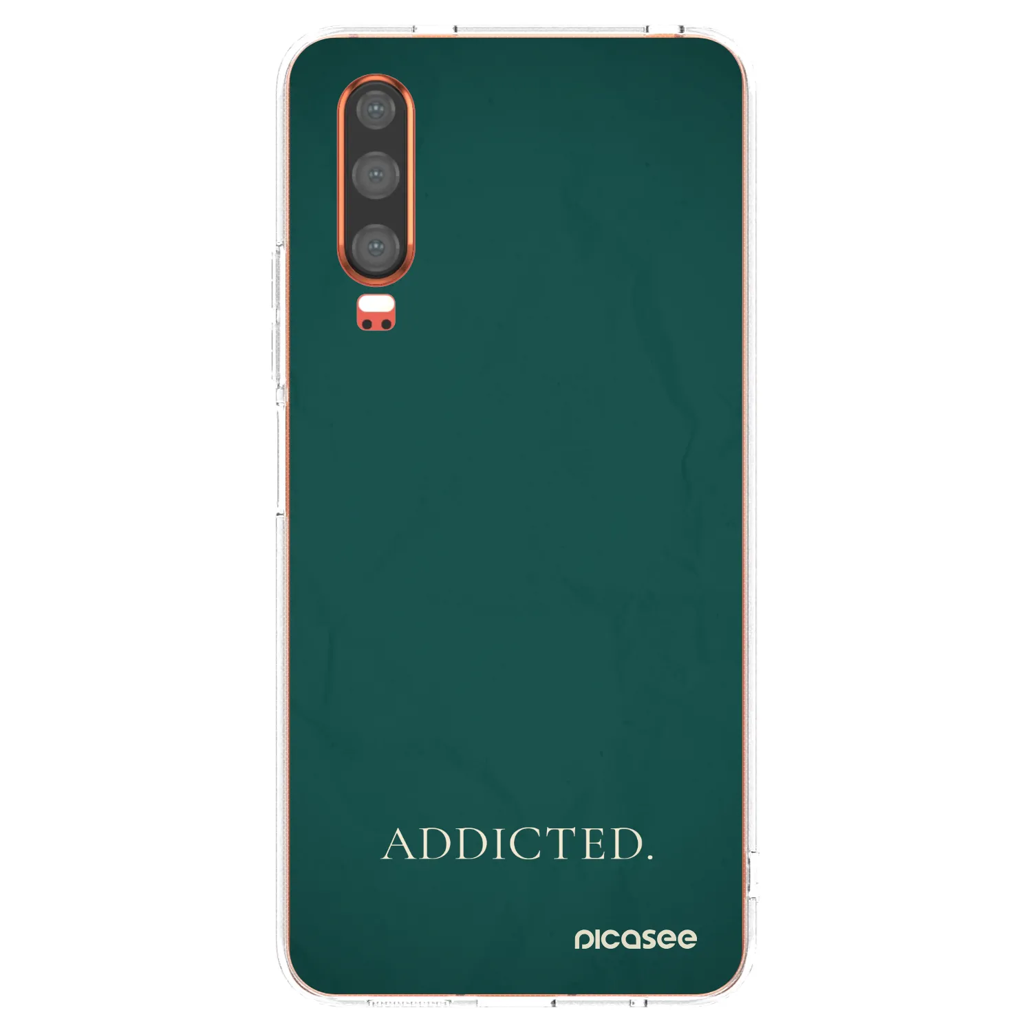 Picasee silikonowe przeźroczyste etui na Huawei P30 - Addicted