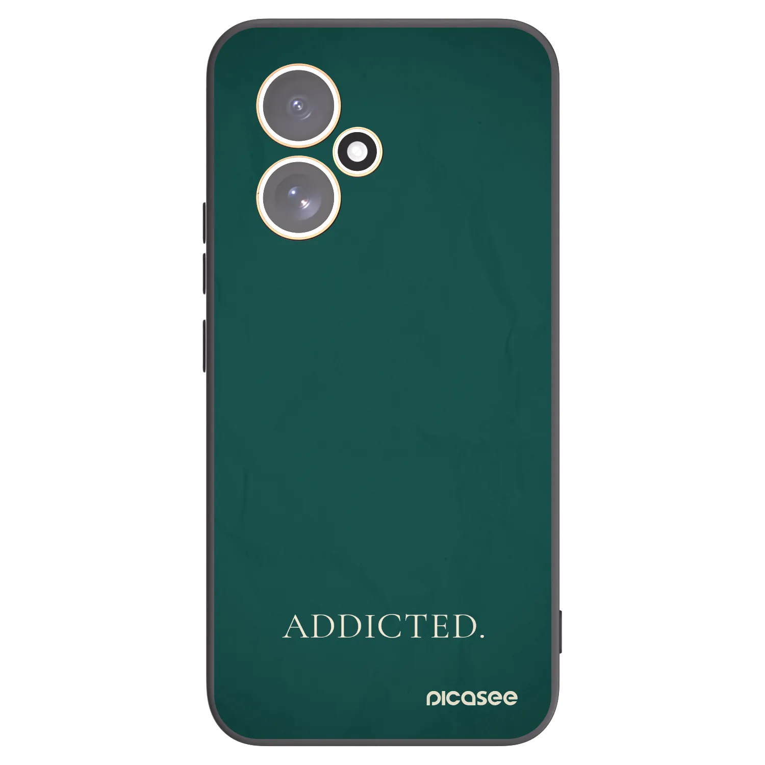 Picasee silikonowe czarne etui na Honor 400 5G - Addicted