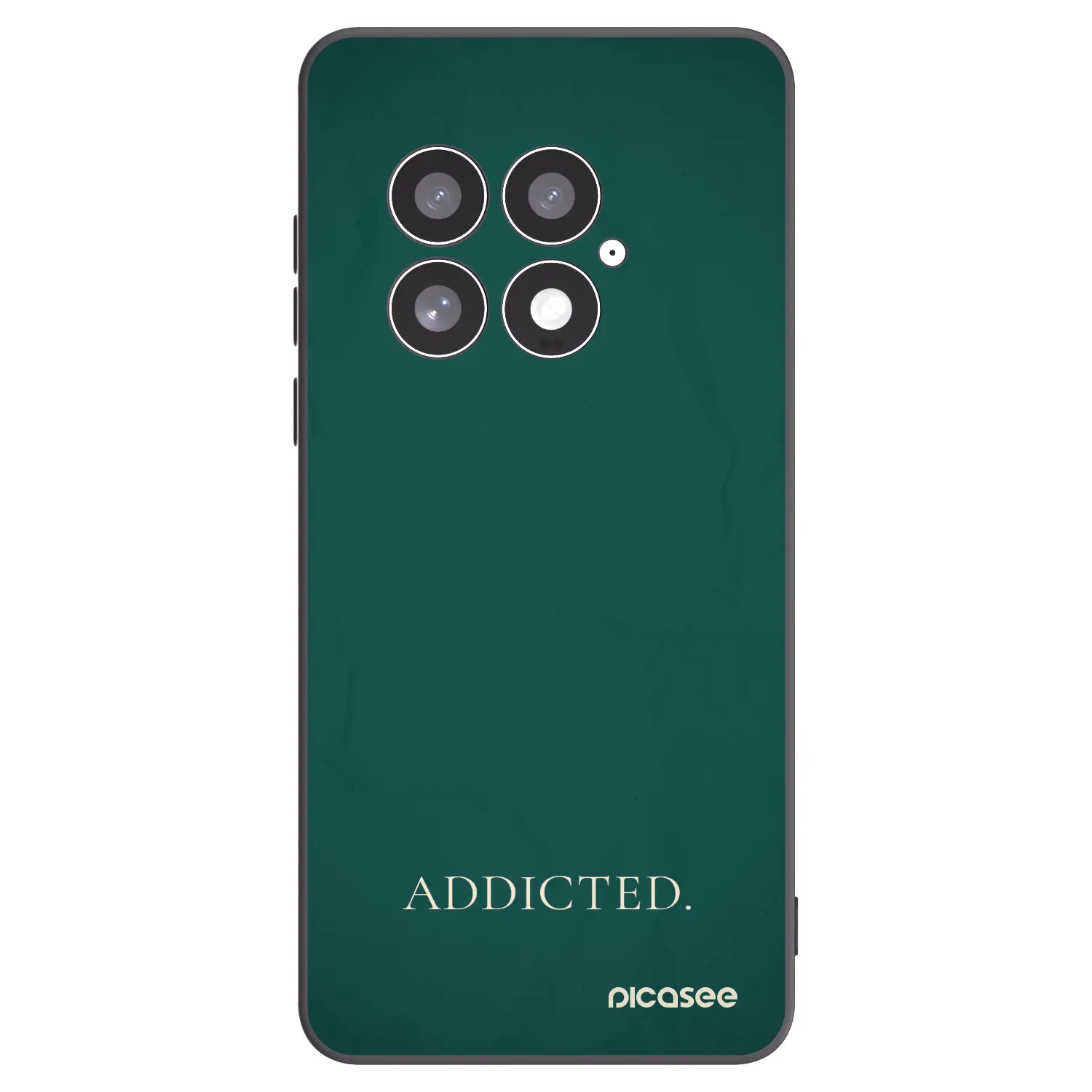 Picasee silikonowe czarne etui na OnePlus 13 5G - Addicted