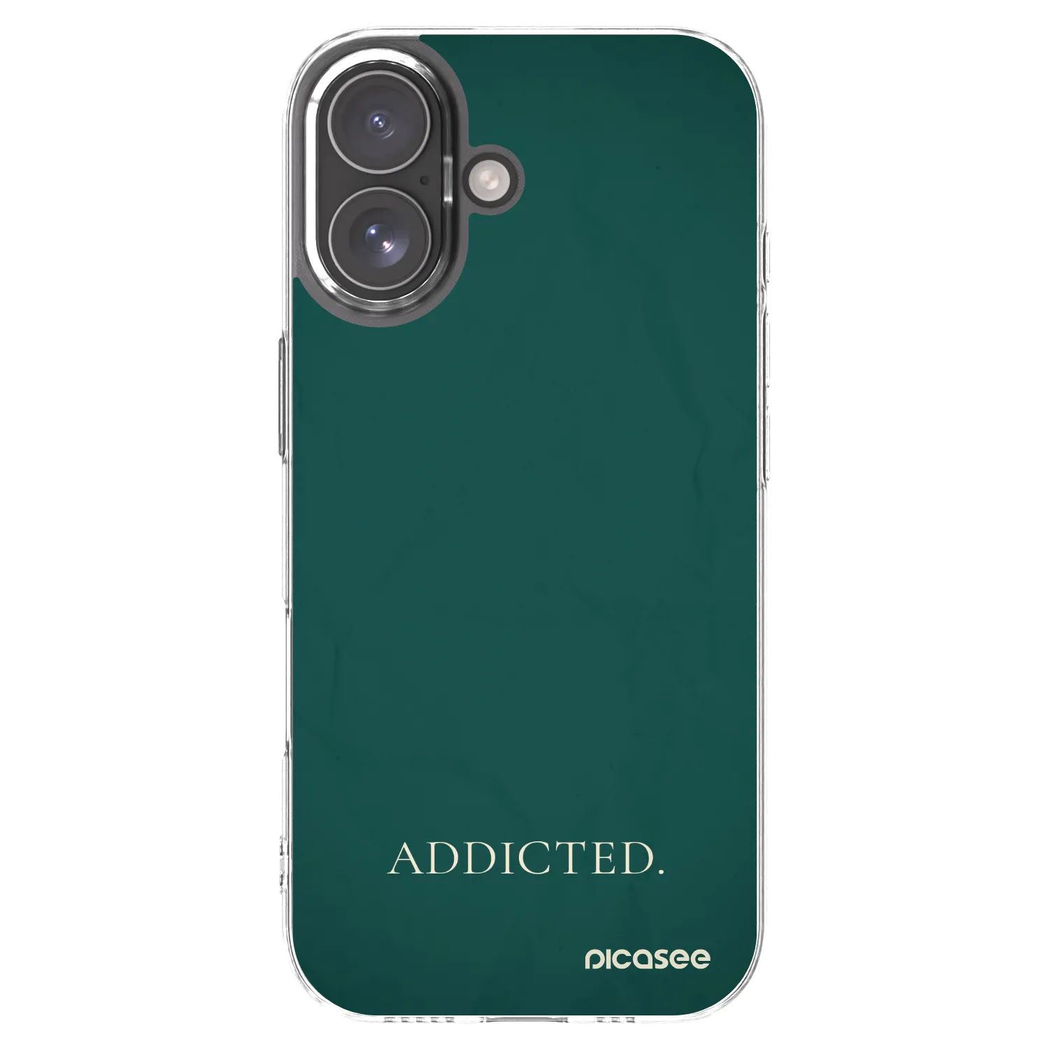 Picasee silikonowe przeźroczyste etui na Apple iPhone 17 - Addicted
