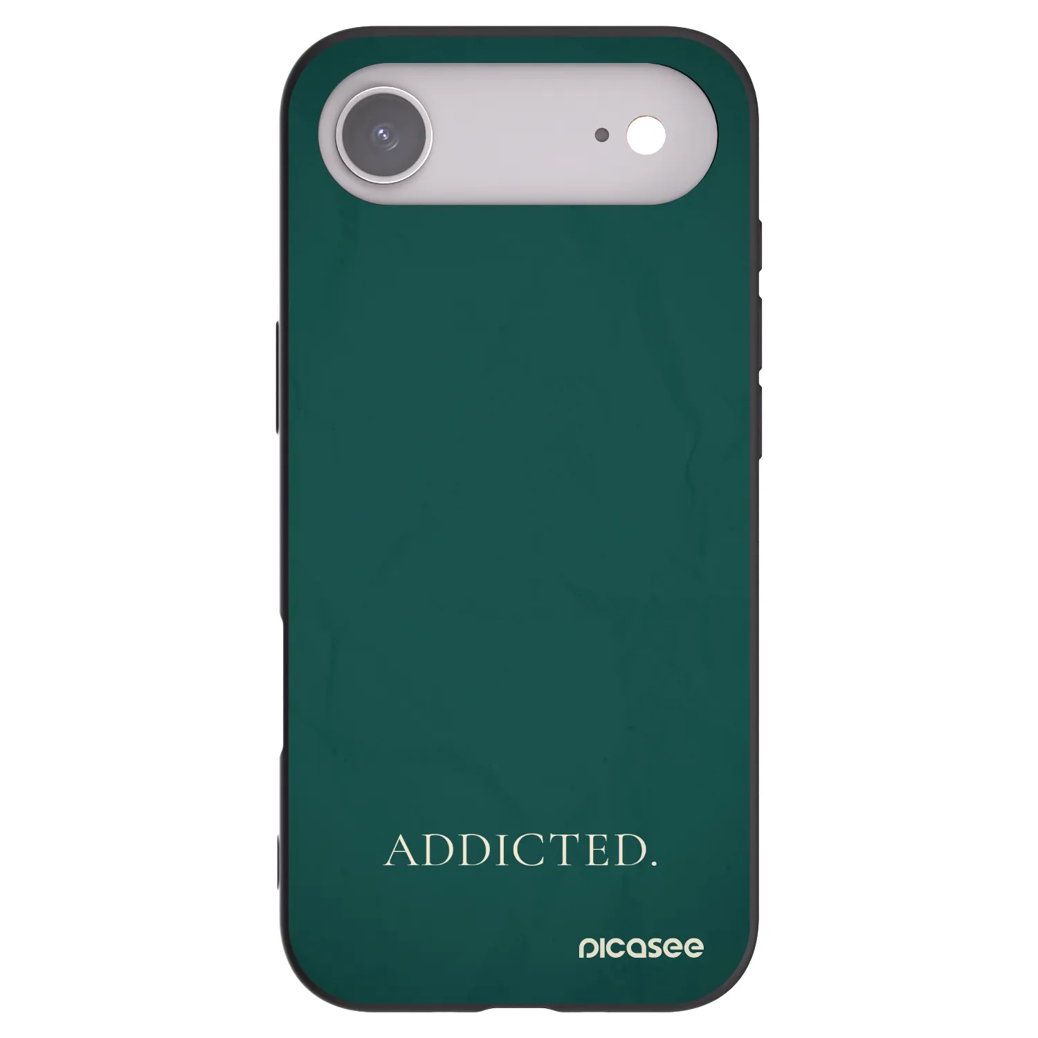 Picasee silikonowe czarne etui na Apple iPhone Air - Addicted