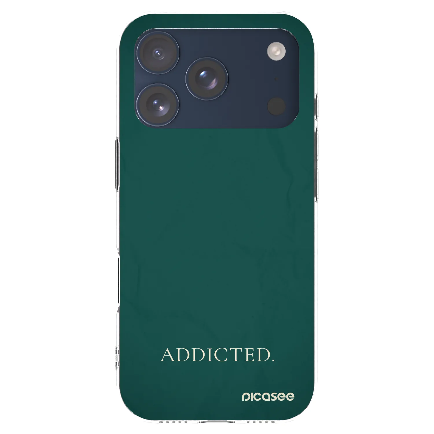 Picasee silikonowe przeźroczyste etui na Apple iPhone 17 Pro - Addicted