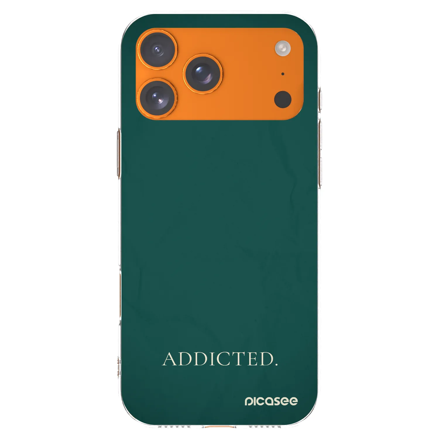 Picasee silikonowe przeźroczyste etui na Apple iPhone 17 Pro Max - Addicted