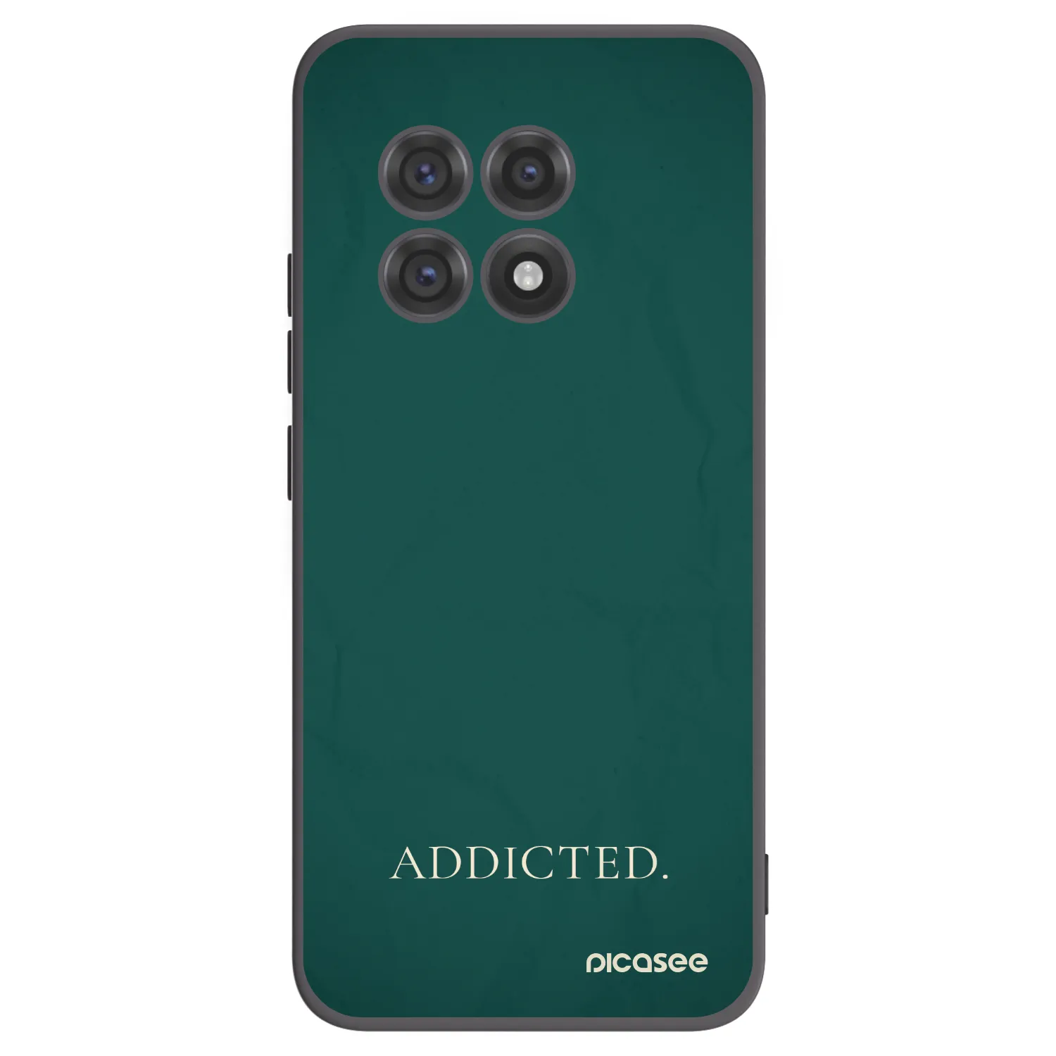 Picasee silikonowe czarne etui na OnePlus 13R 5G - Addicted