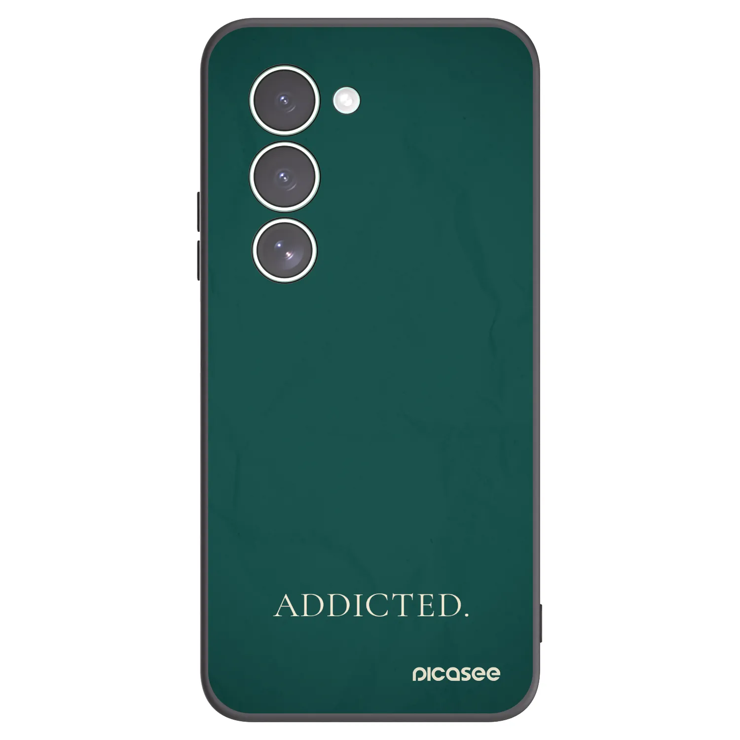 Picasee silikonowe czarne etui na Xiaomi Redmi 15 5G - Addicted