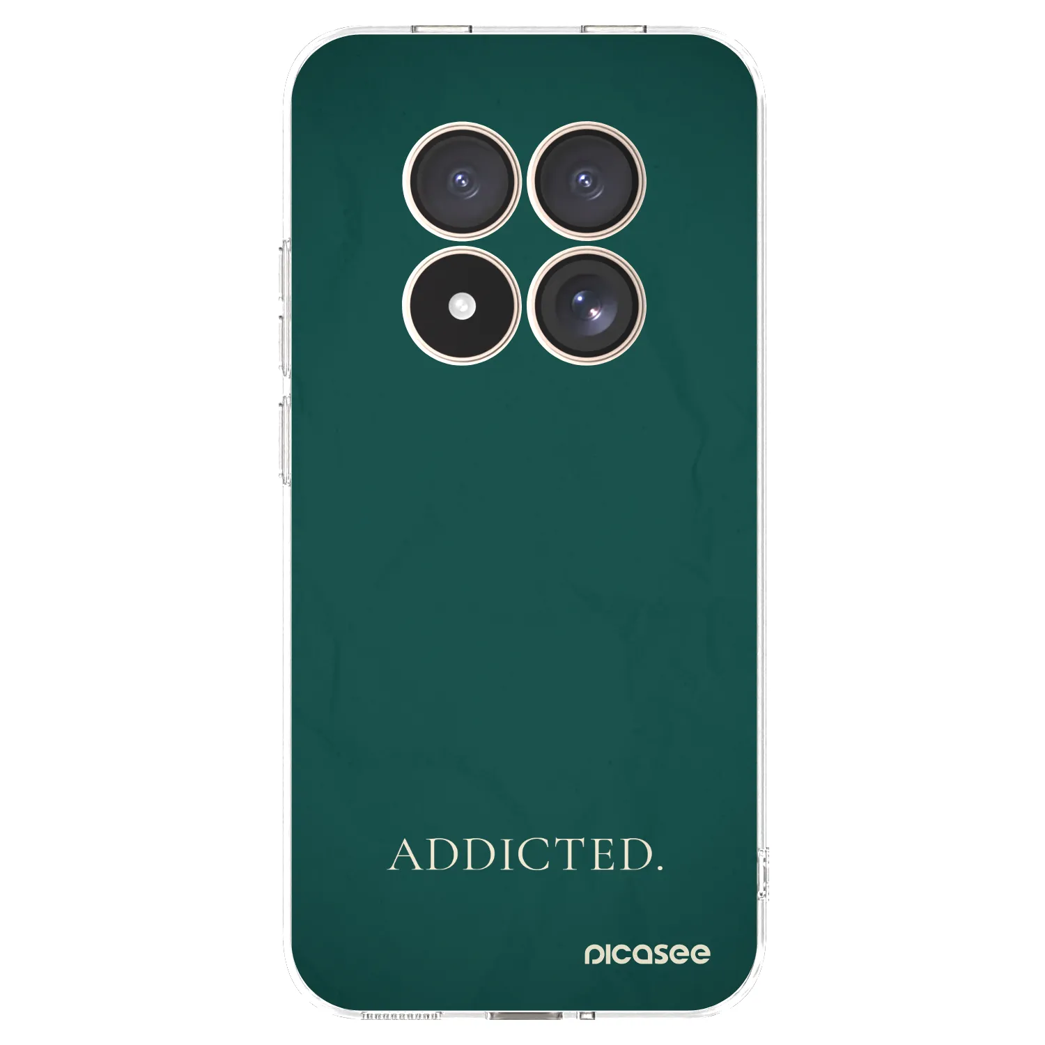 Picasee silikonowe przeźroczyste etui na Xiaomi Redmi Note 15 Pro 4G - Addicted