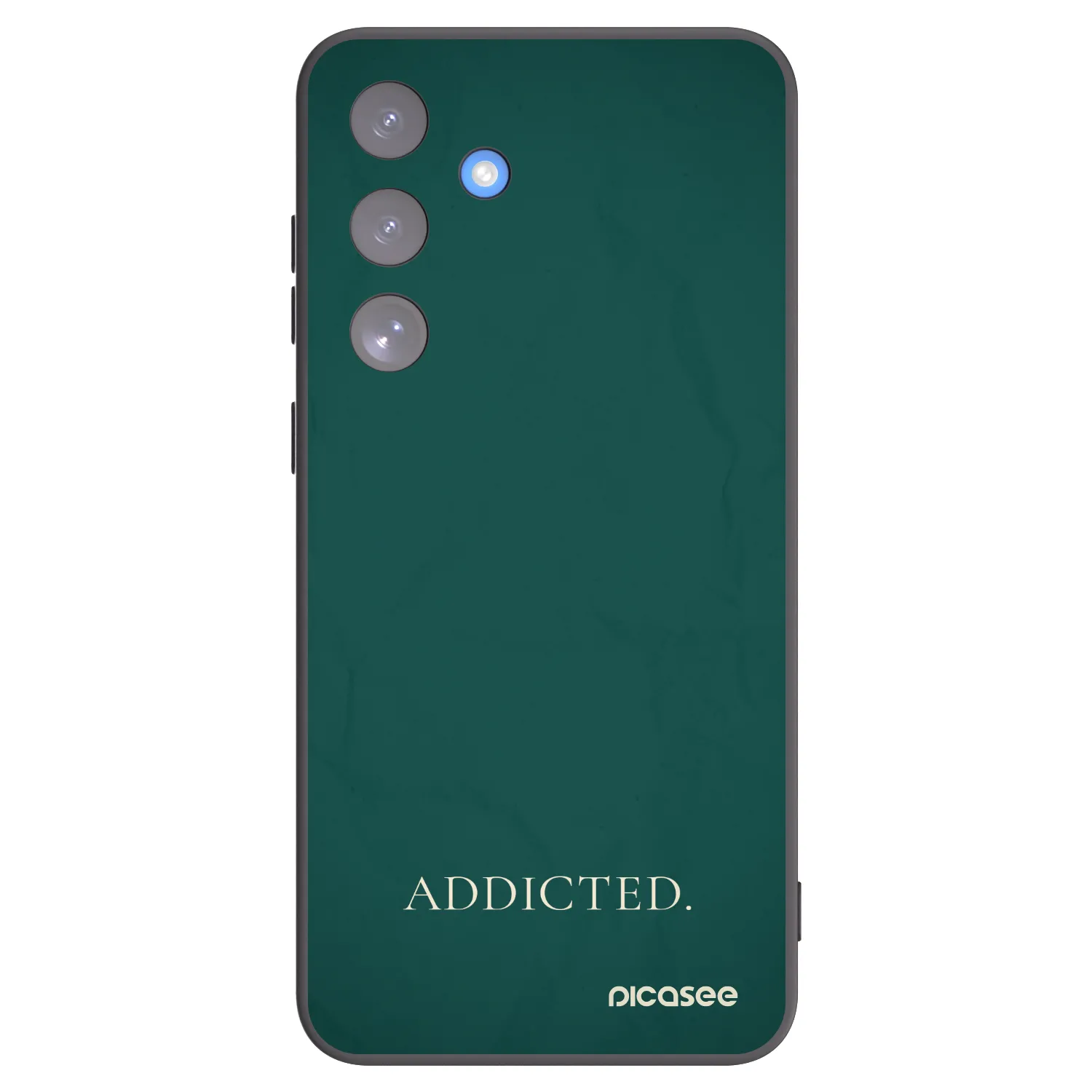 Picasee silikonowe czarne etui na Samsung Galaxy S25 FE 5G - Addicted