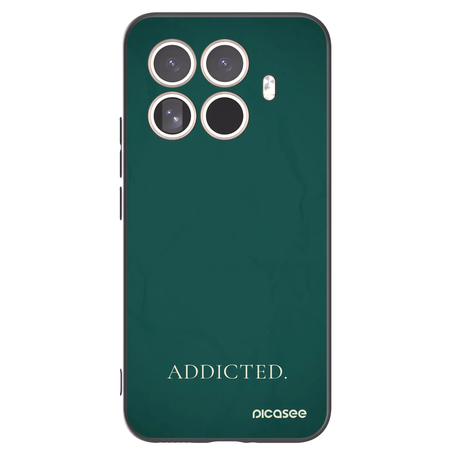Picasee silikonowe czarne etui na Xiaomi 15T Pro - Addicted