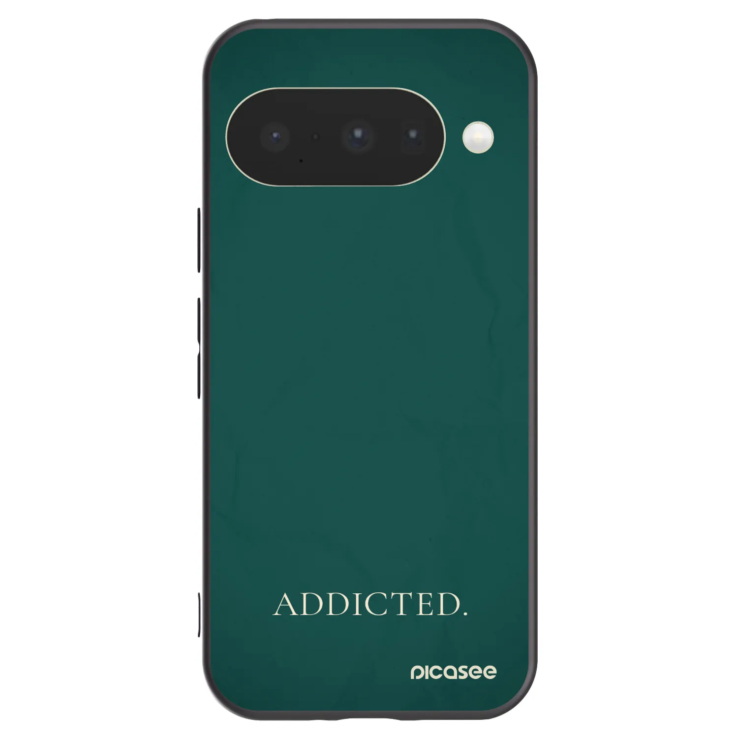 Picasee silikonowe czarne etui na Google Pixel 10 - Addicted