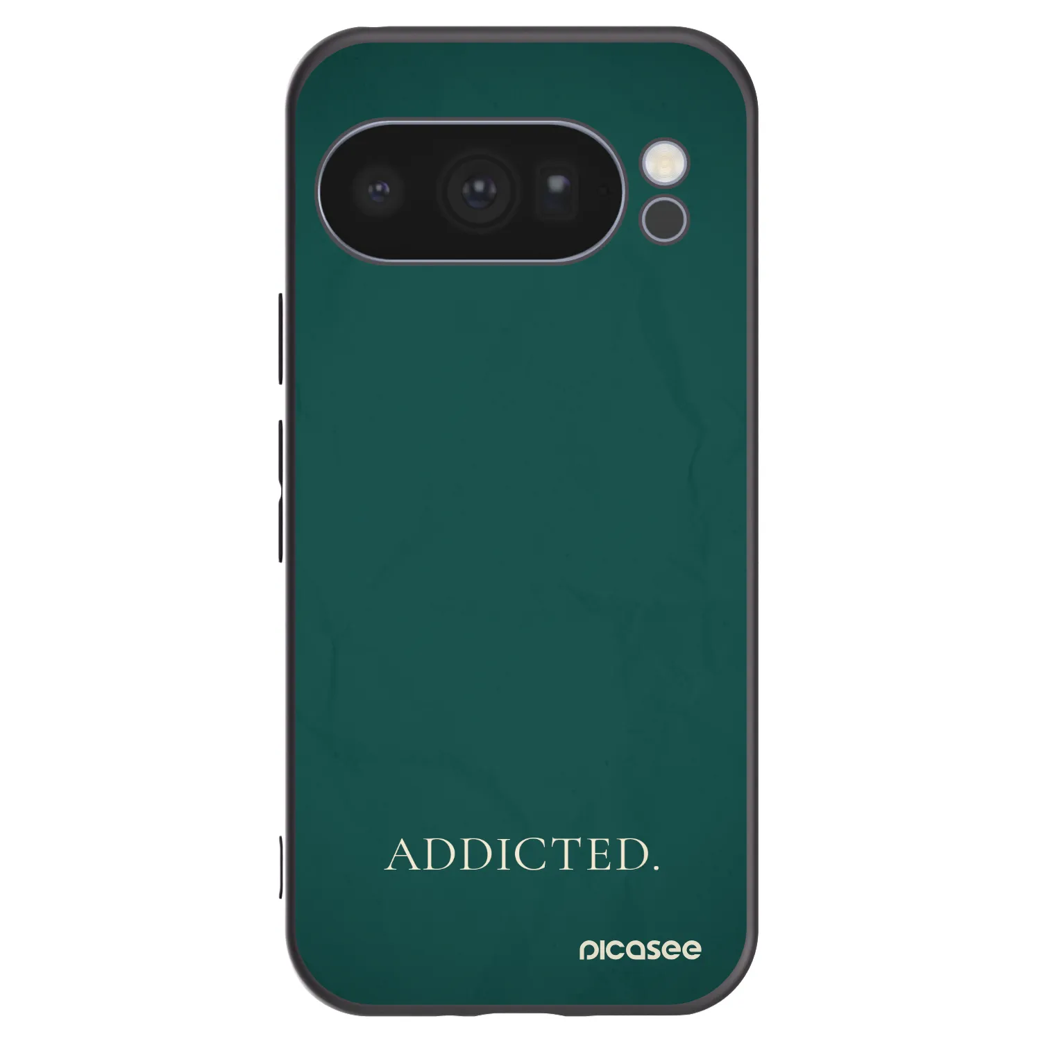 Picasee silikonowe czarne etui na Google Pixel 10 Pro - Addicted