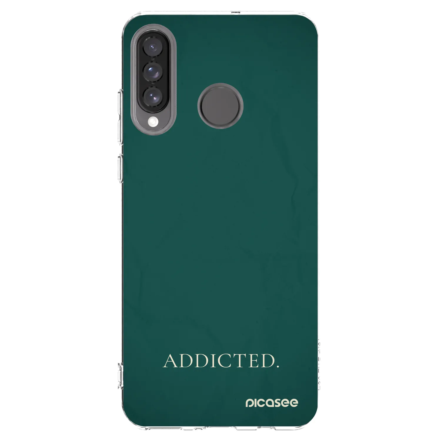 Picasee silikonowe przeźroczyste etui na Huawei P30 Lite - Addicted