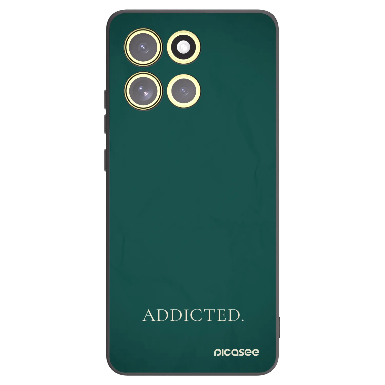 Picasee silikonowe czarne etui na Motorola Moto G86 Power 5G - Addicted