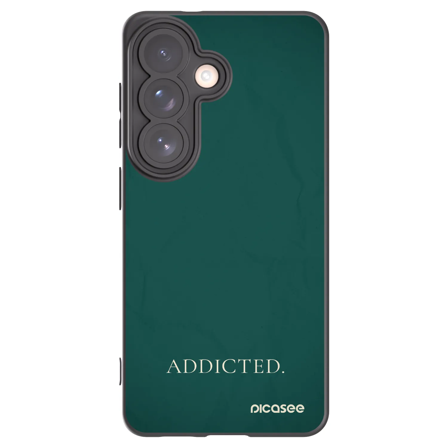 Picasee silikonowe czarne etui na Samsung Galaxy S26 - Addicted