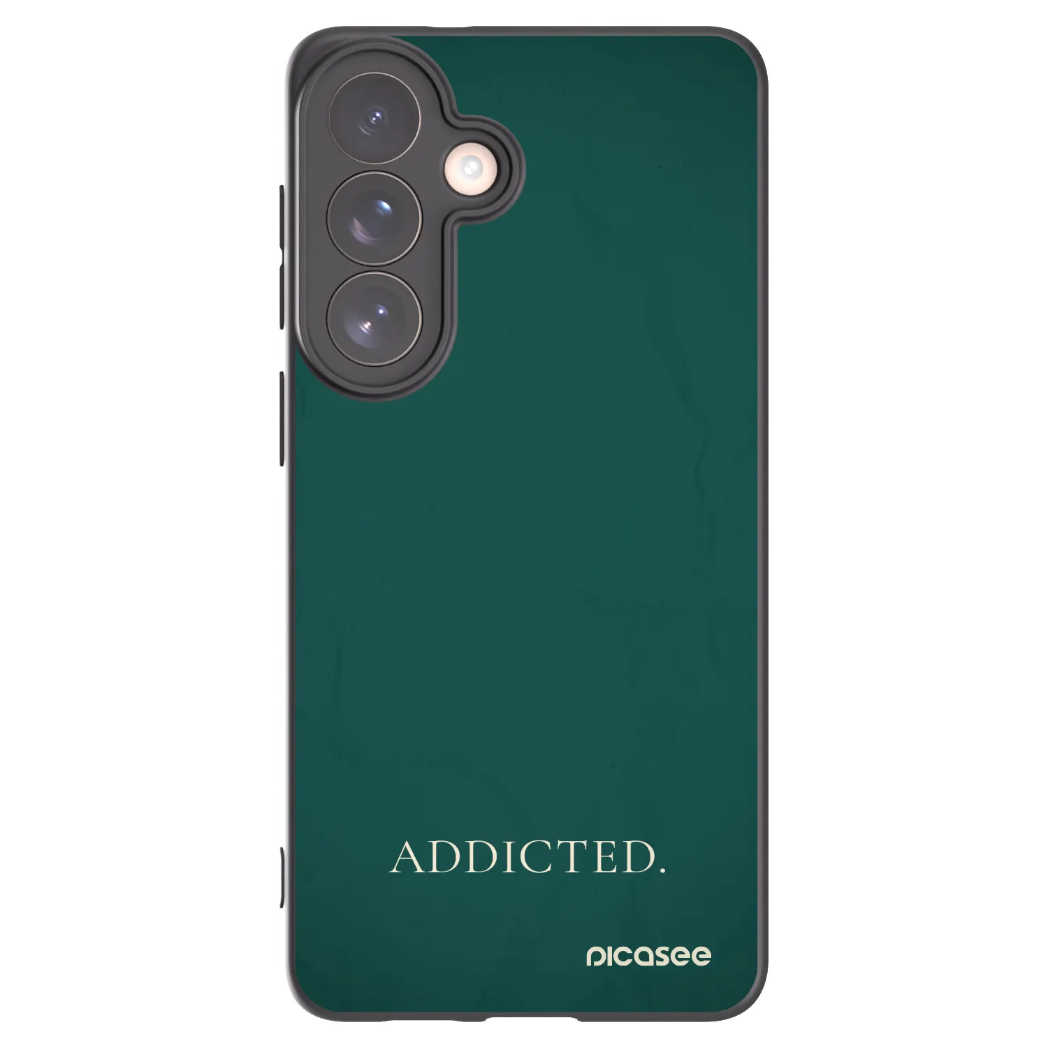 Picasee silikonowe czarne etui na Samsung Galaxy S26+ - Addicted