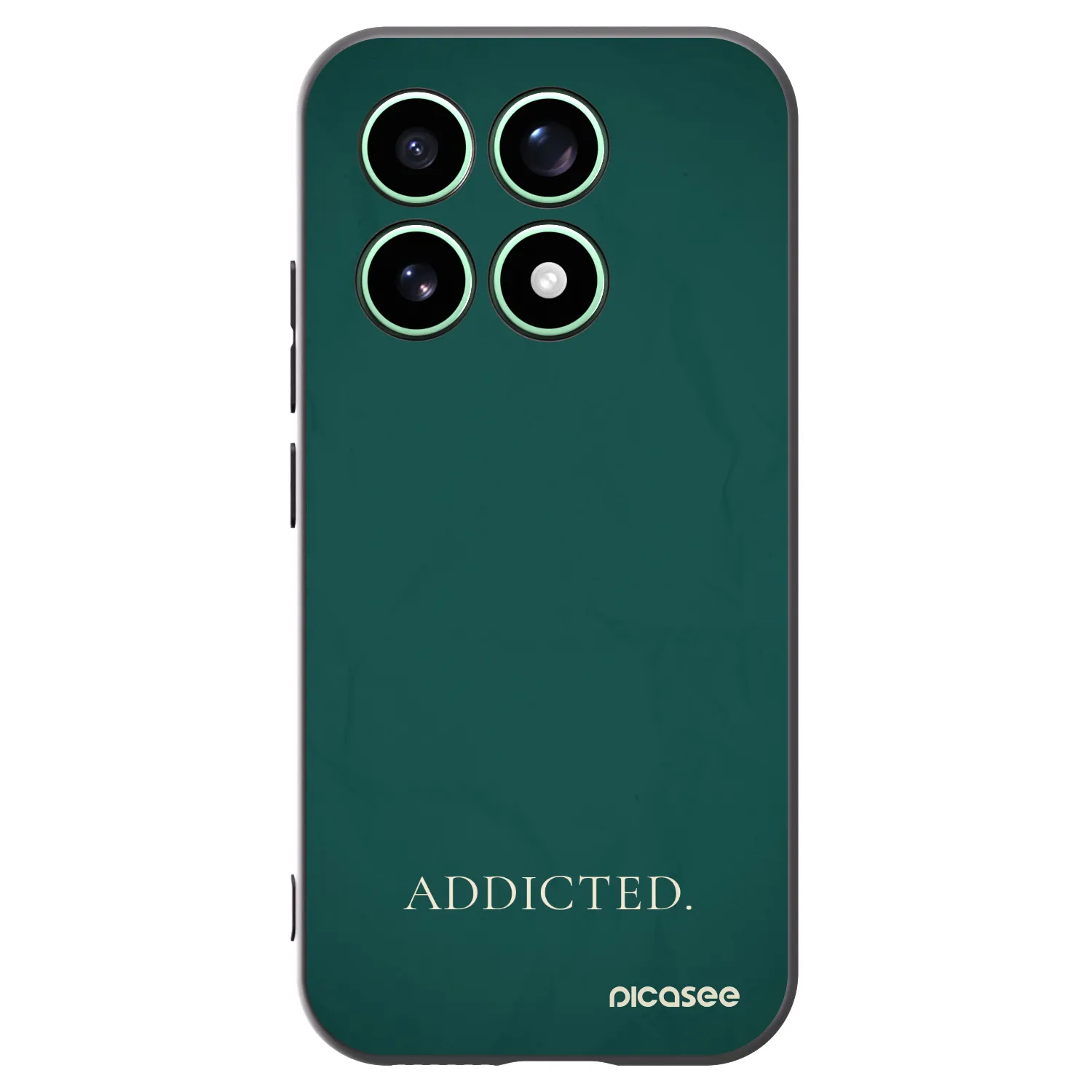 Picasee silikonowe czarne etui na Xiaomi 17 - Addicted