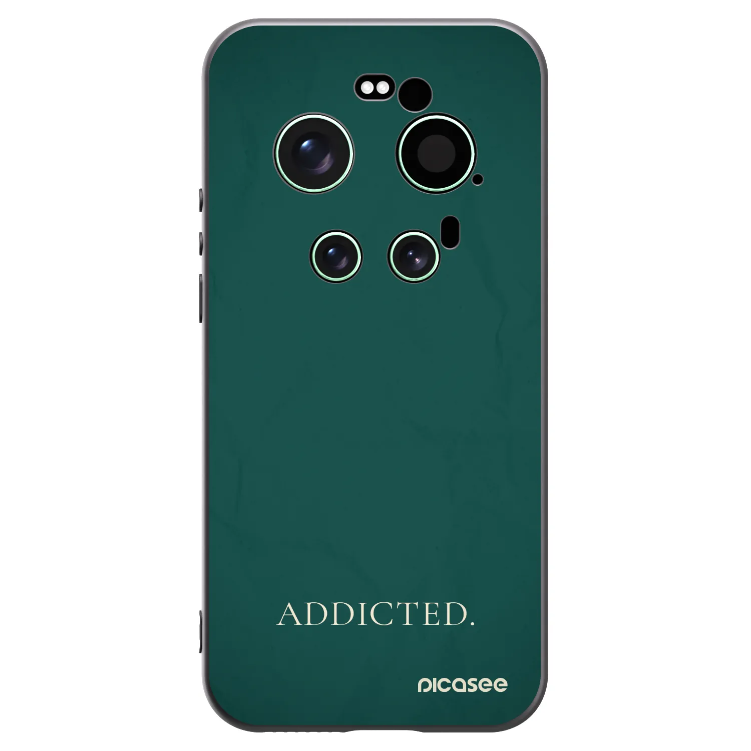 Picasee silikonowe czarne etui na Xiaomi 17 Ultra - Addicted