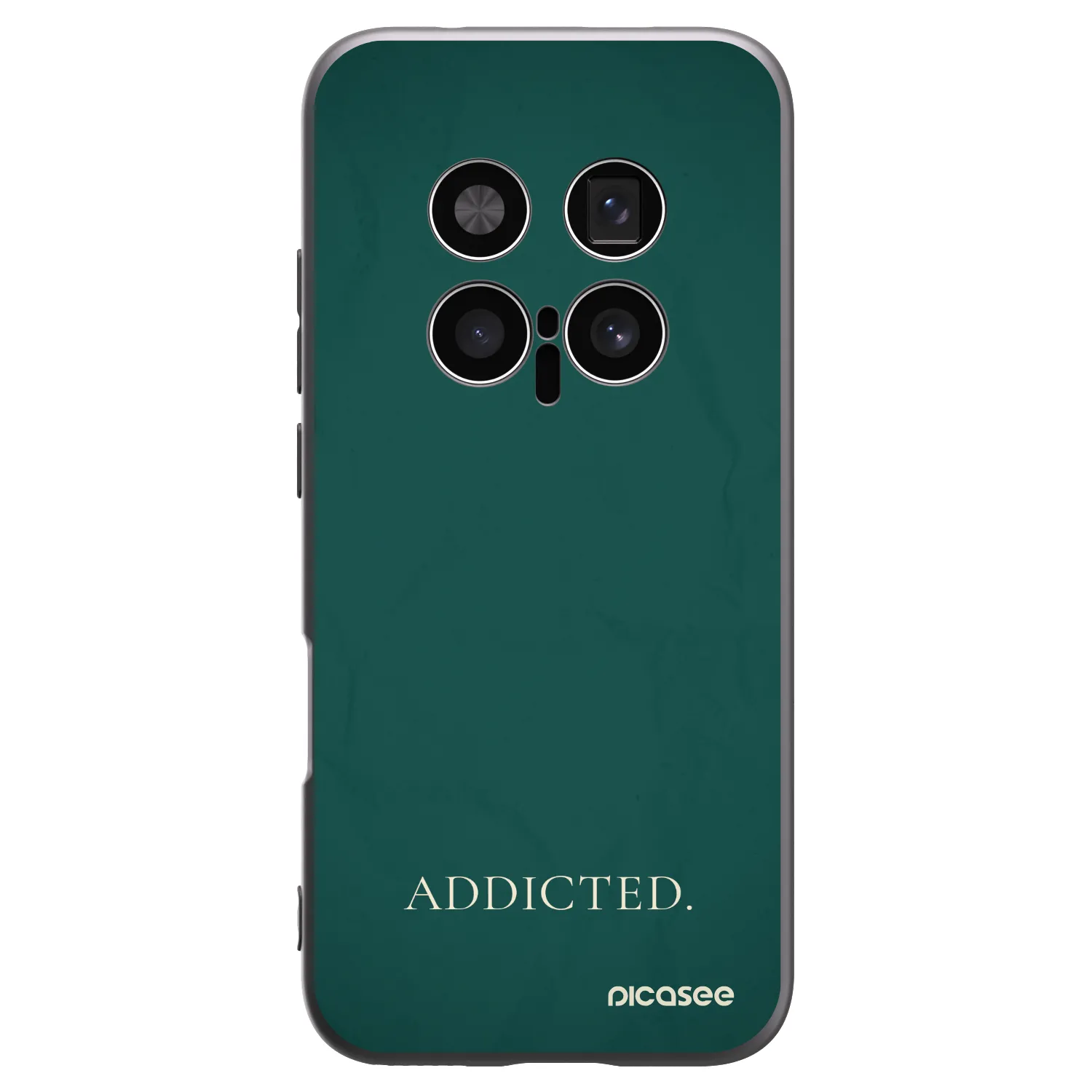 Picasee silikonowe czarne etui na Honor Magic8 Pro 5G - Addicted