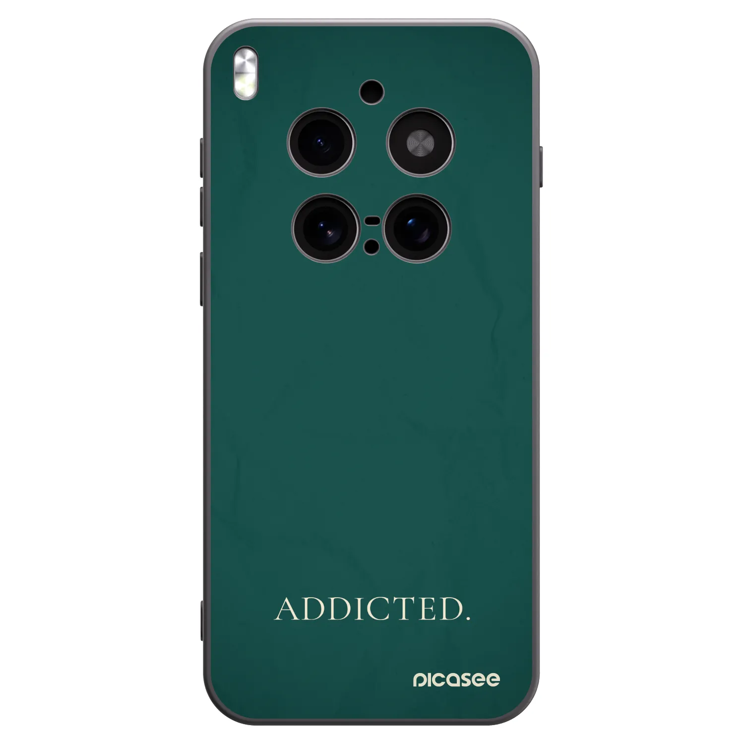 Picasee silikonowe czarne etui na Vivo X300 Pro - Addicted