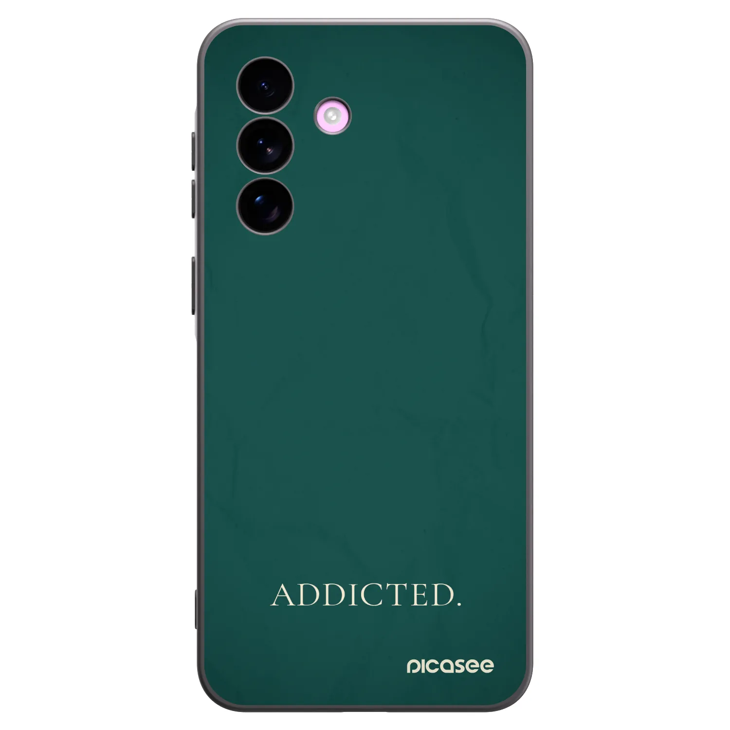 Picasee silikonowe czarne etui na Samsung Galaxy A57 5G - Addicted