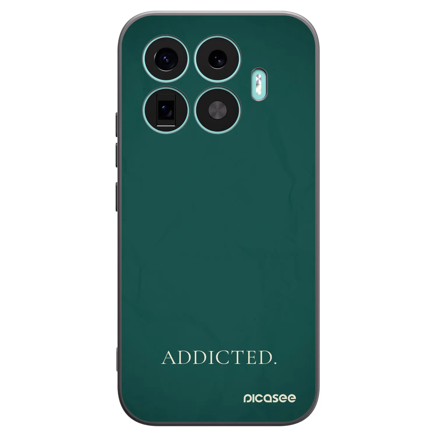 Picasee silikonowe czarne etui na Xiaomi 17T - Addicted