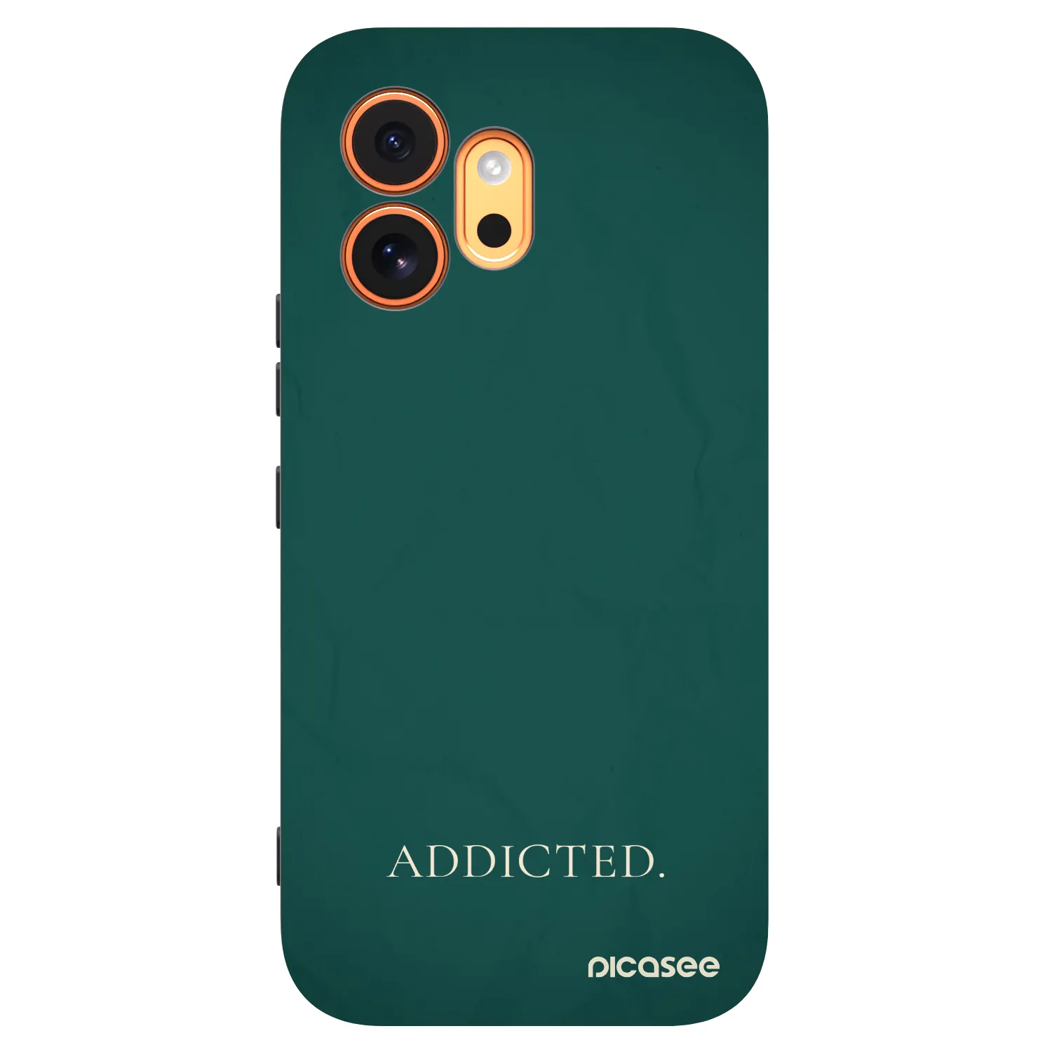 Picasee silikonowe czarne etui na Honor 600 - Addicted
