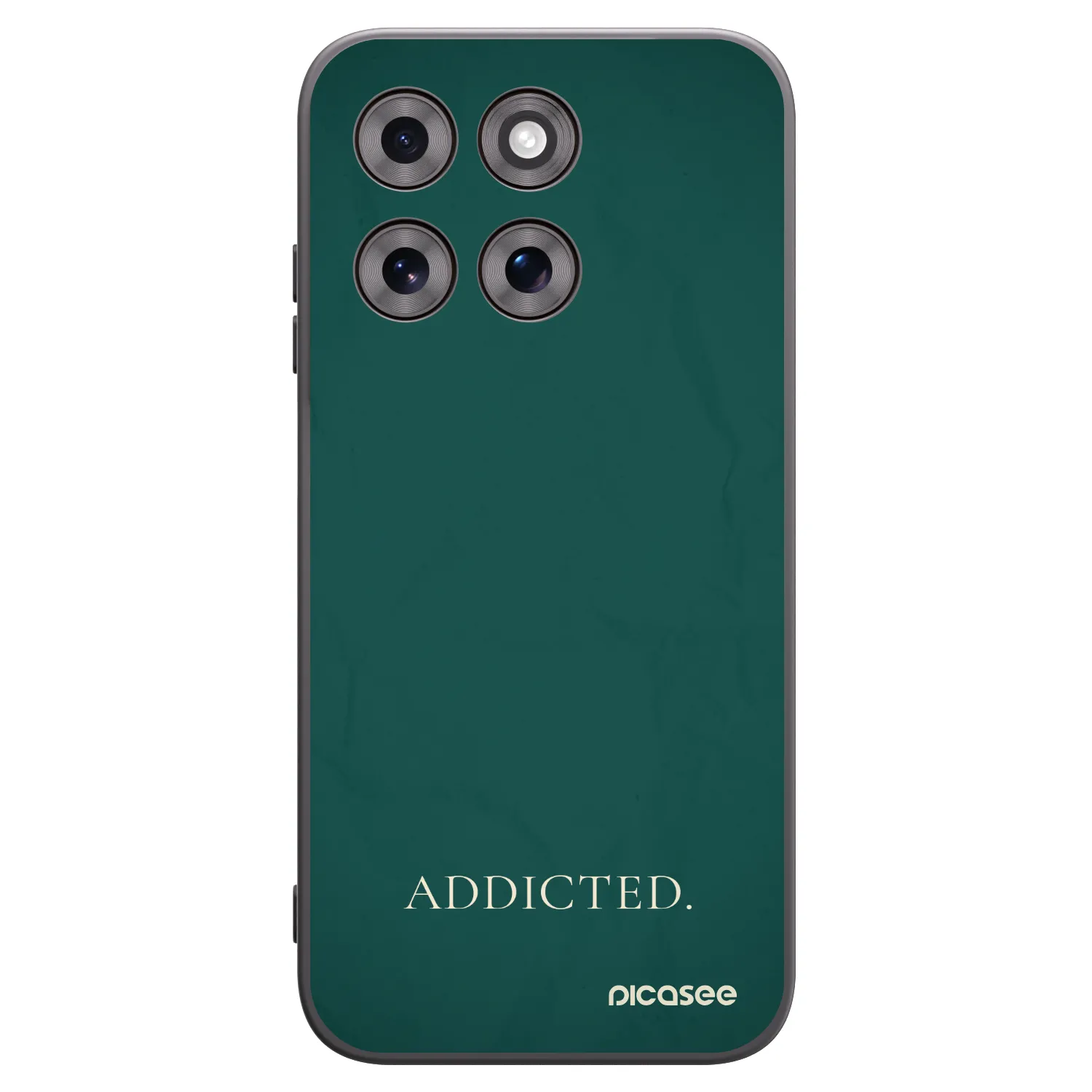 Picasee silikonowe czarne etui na Motorola Moto G77 - Addicted