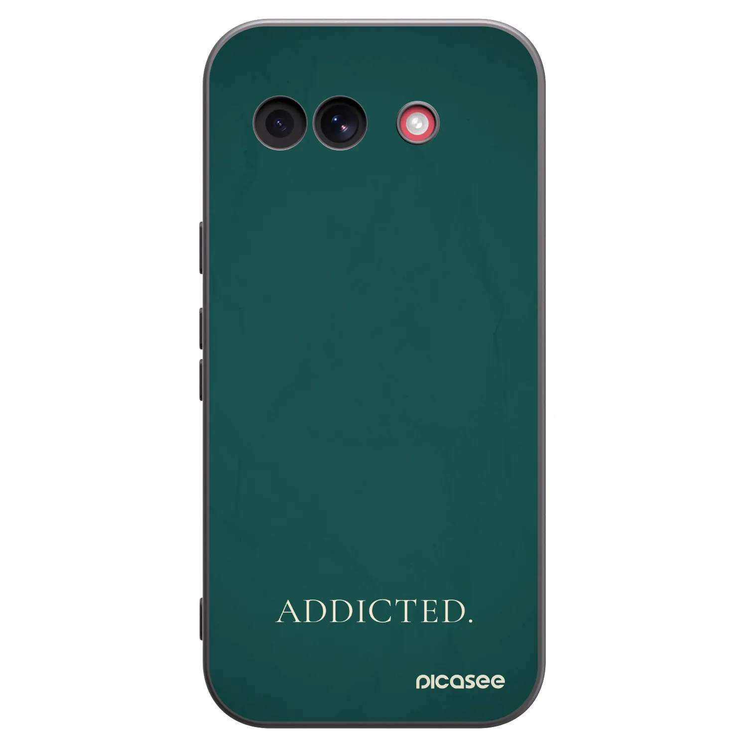 Picasee silikonowe czarne etui na Google Pixel 10a - Addicted