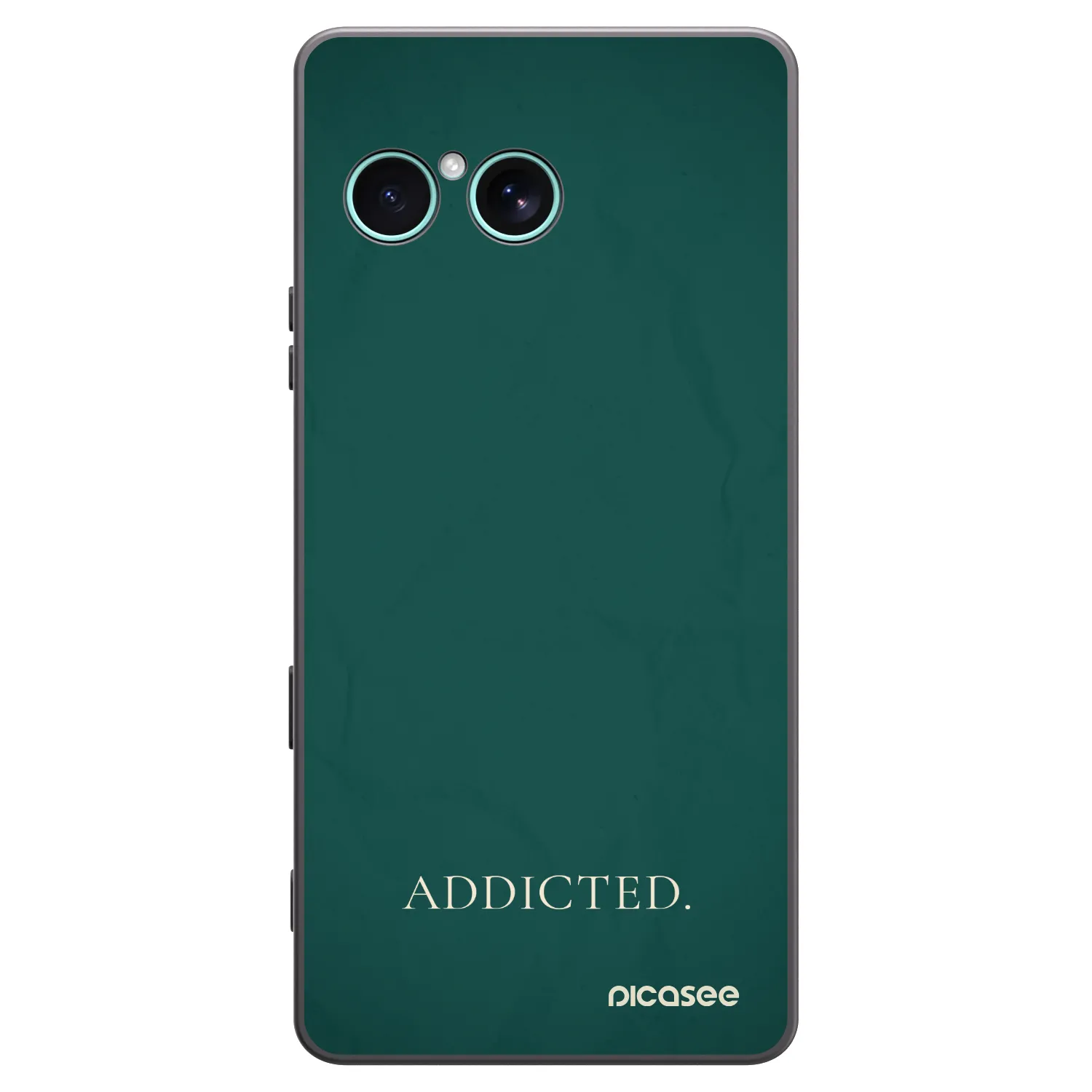 Picasee silikonowe czarne etui na Sony Xperia 10 VII - Addicted