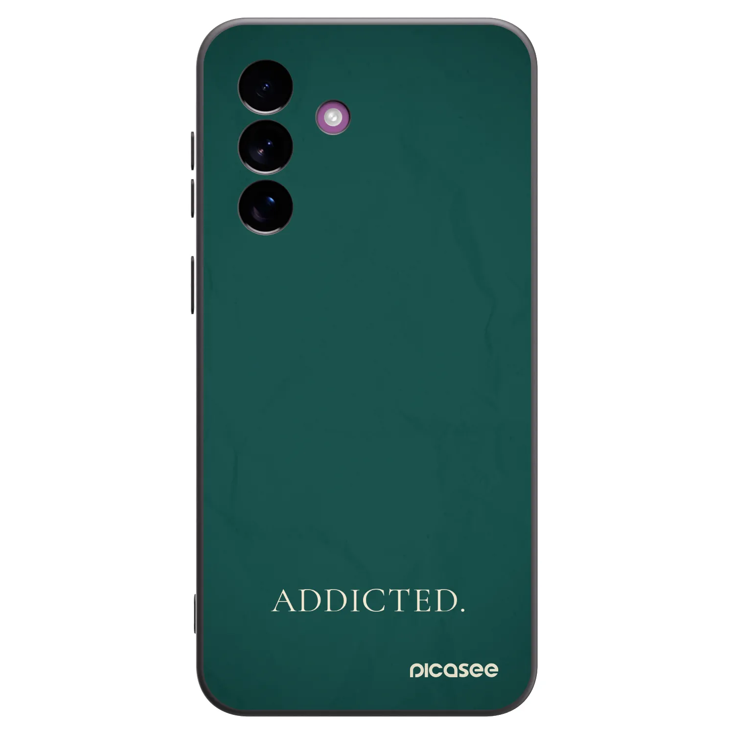 Picasee silikonowe czarne etui na Samsung Galaxy A37 - Addicted