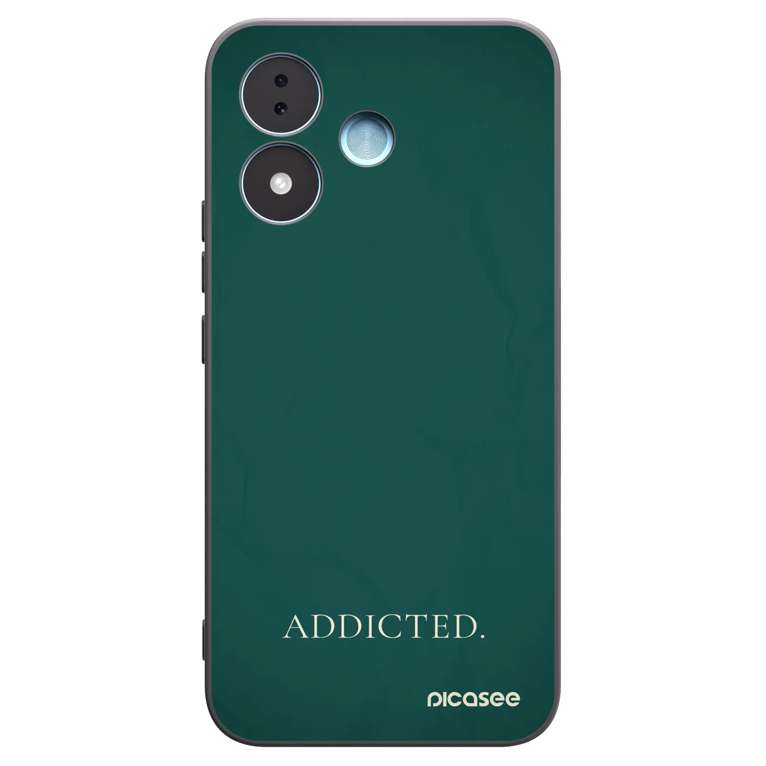 Picasee silikonowe czarne etui na Xiaomi Redmi Note 17 5G - Addicted