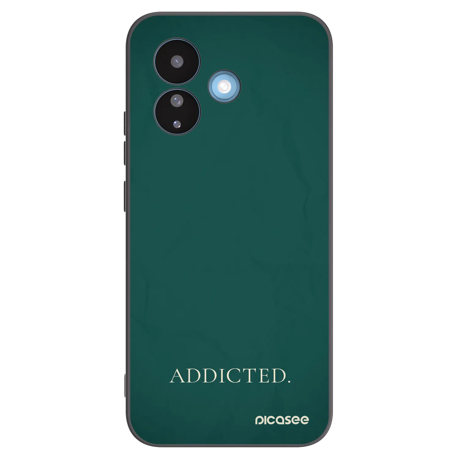 Picasee silikonowe czarne etui na Xiaomi Redmi Note 17 Pro 5G - Addicted