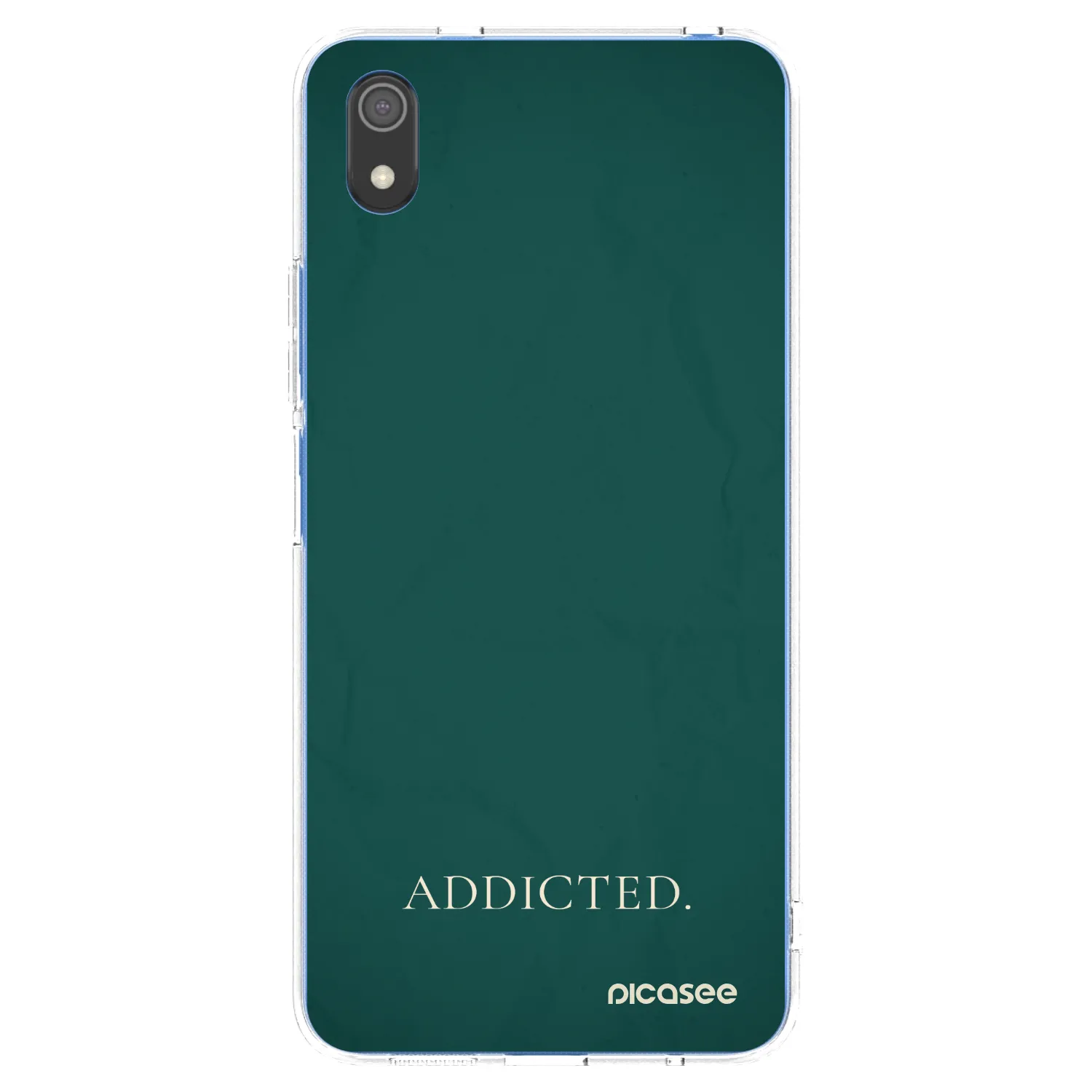 Picasee silikonowe przeźroczyste etui na Xiaomi Redmi 7A - Addicted